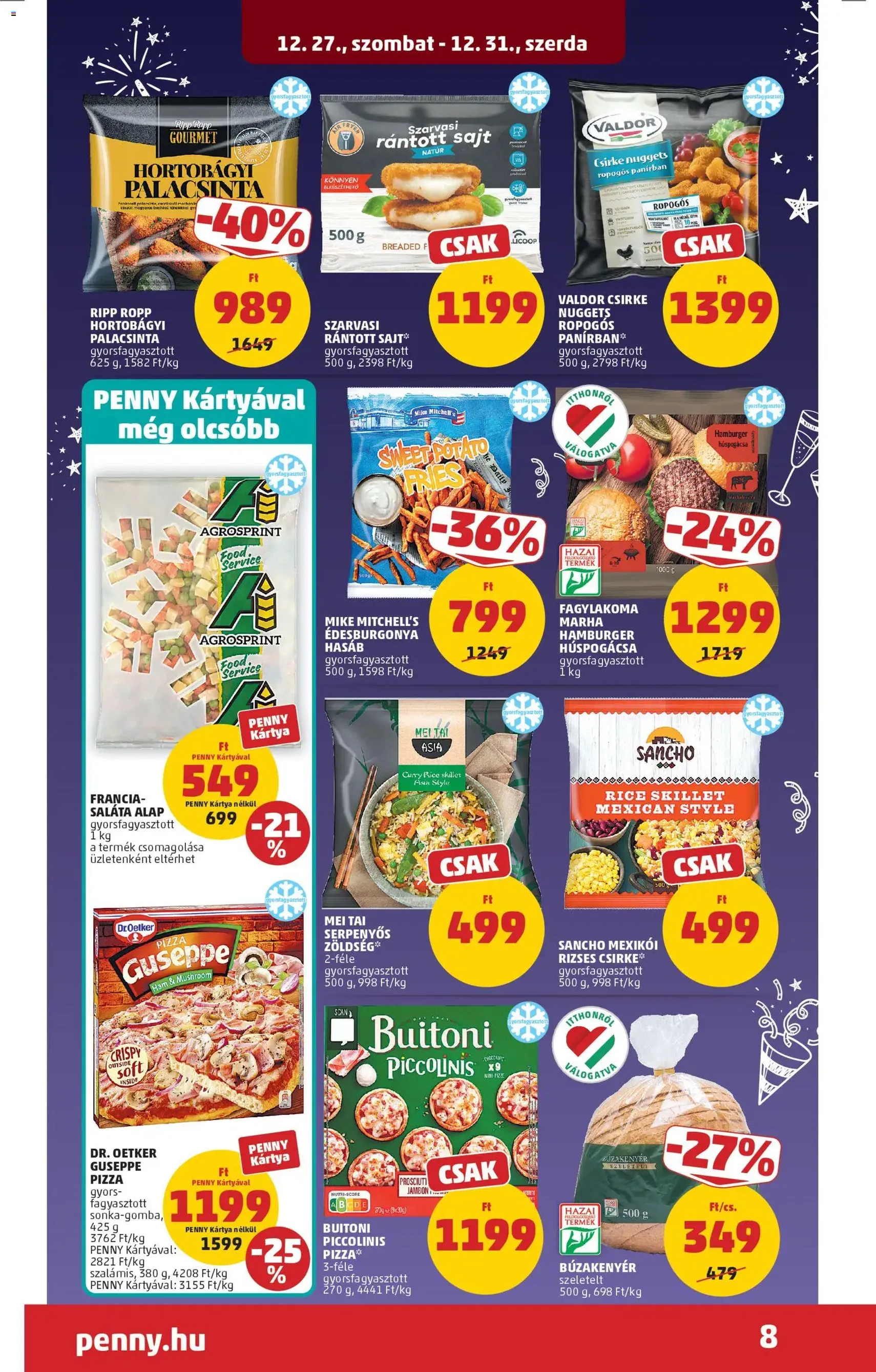 PENNY Akciós újság - 2025.12.27. érvényes szórólap 12 oldal 30 oldalból