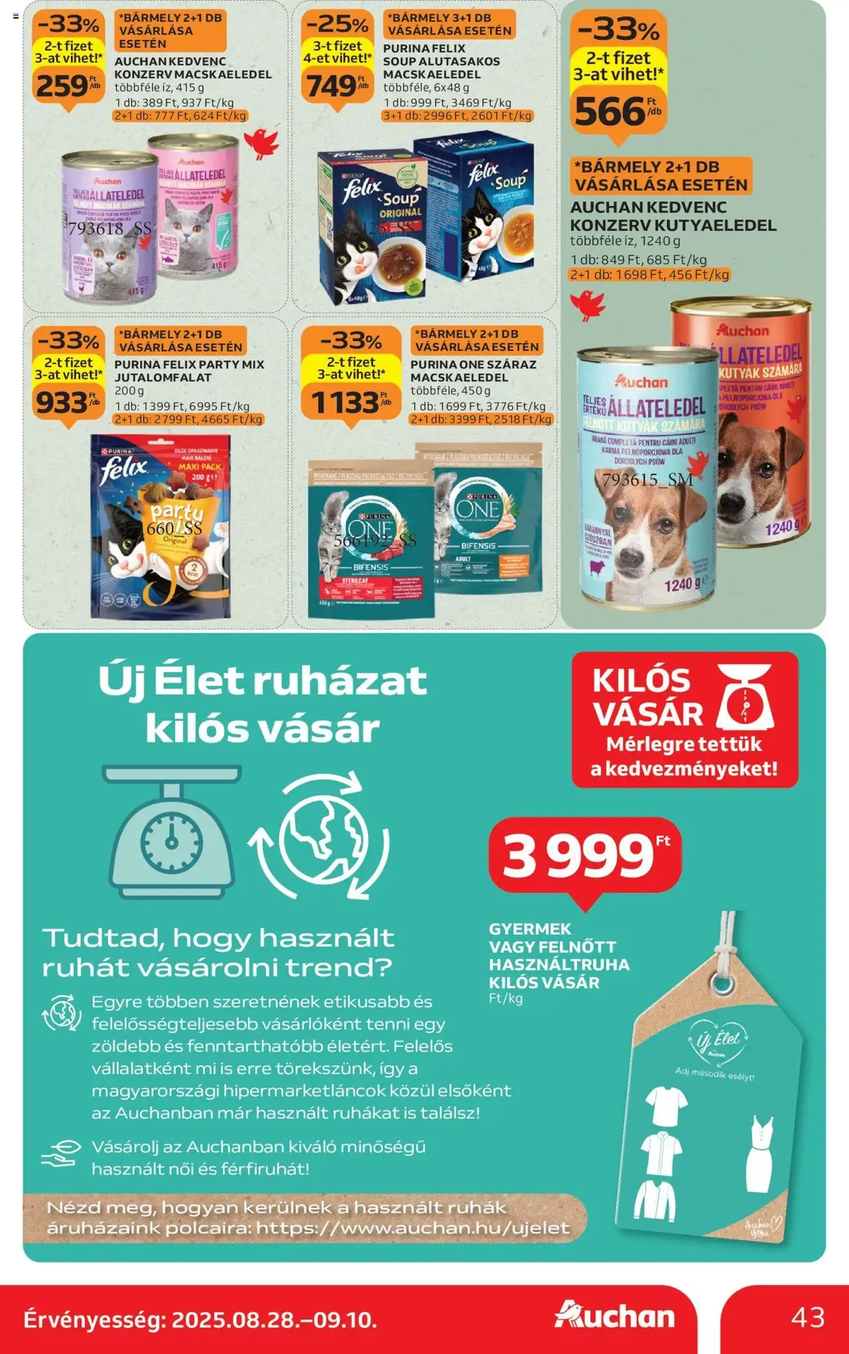 Auchan Akciós újság - 2025.08.28. érvényes szórólap 43 oldal 46 oldalból