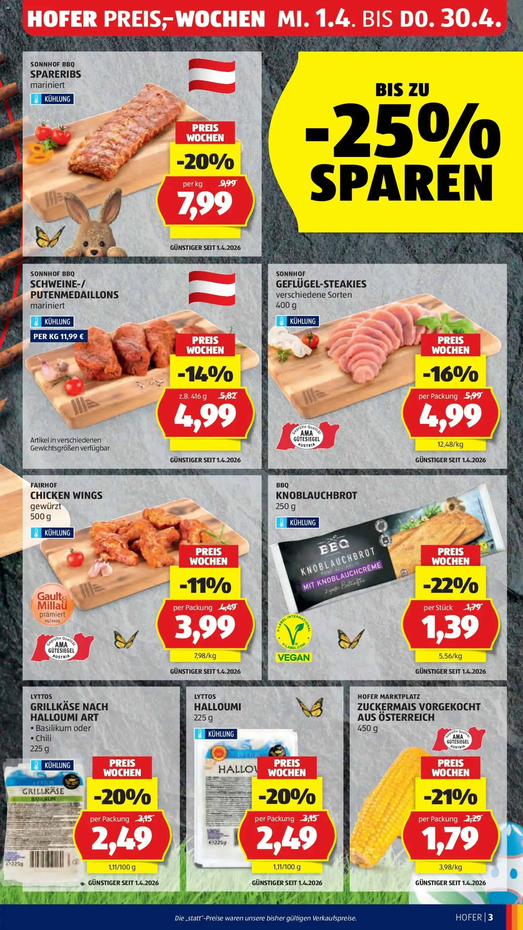 Hofer Flugblatt - Gültiger Prospekt ab 01.04.2026, Seite 5 von insgesamt 41