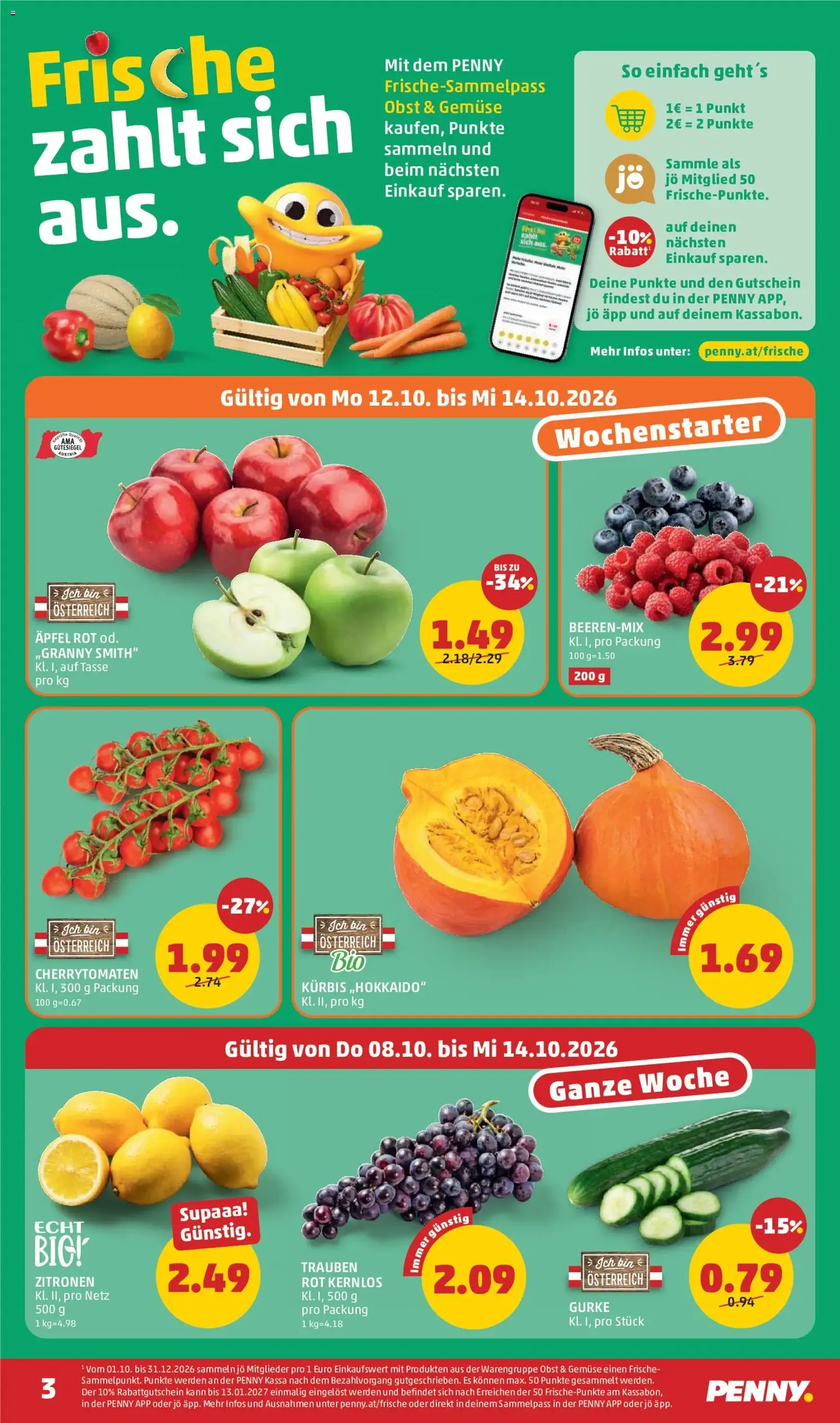 Penny Markt Flugblatt - Gültiger Prospekt ab 04.10.2026, Seite 3 von insgesamt 32