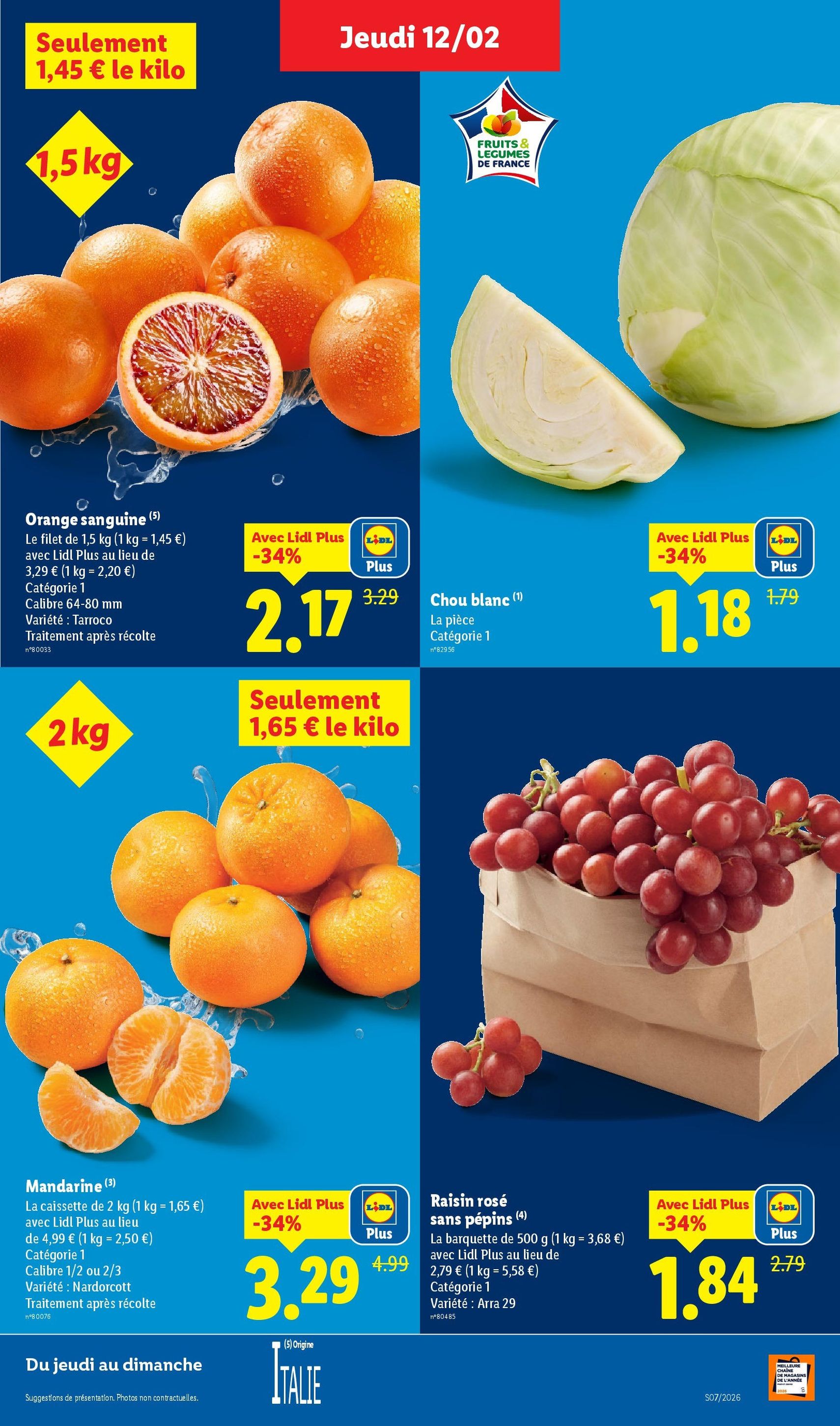 LIDL catalogue semaine 7 - brochure valable à partir du 12/02/2026, page 3 sur 79