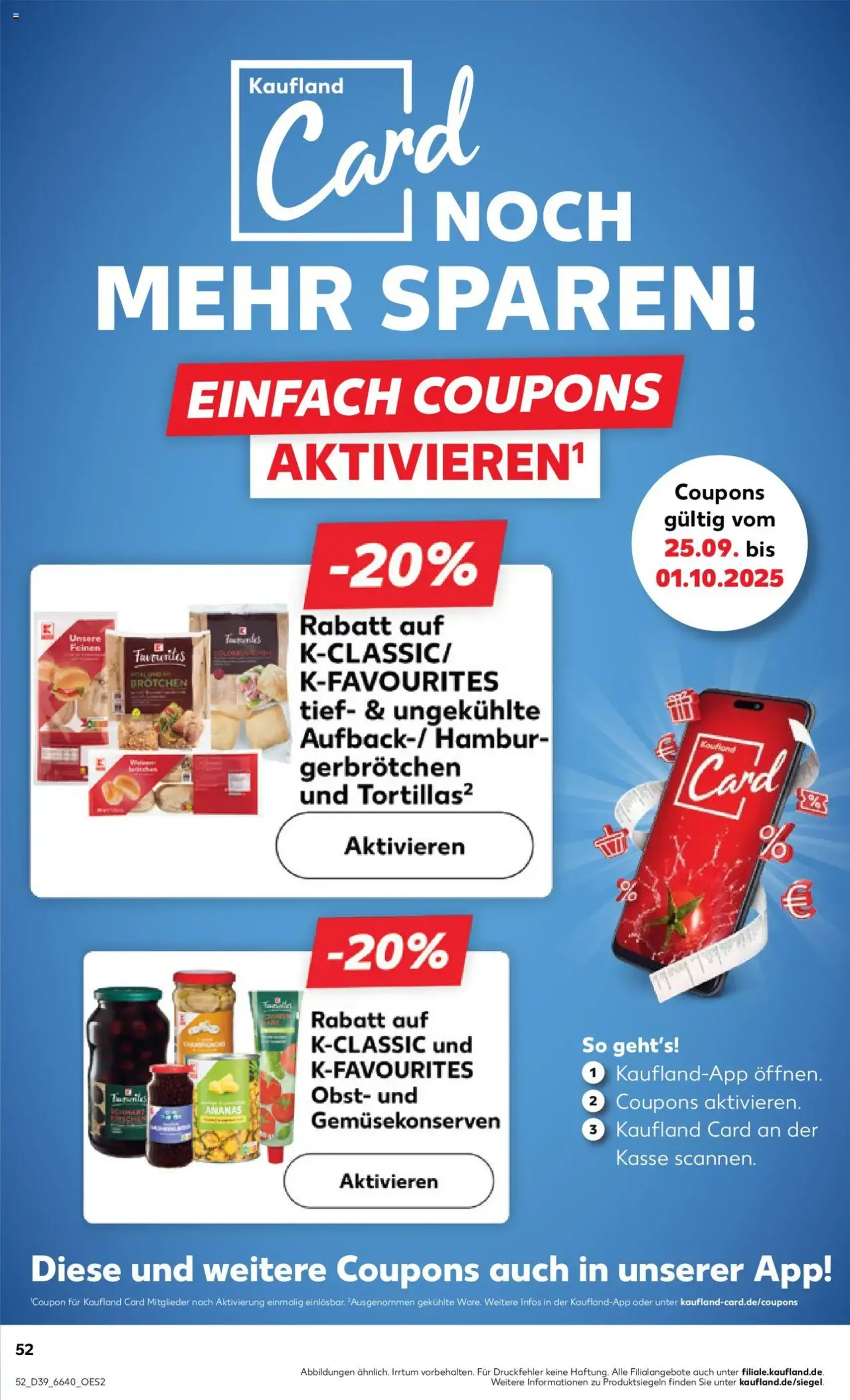 Kaufland Prospekt - Gültiger Prospekt ab 25.09.2025, Seite 52 von insgesamt 60