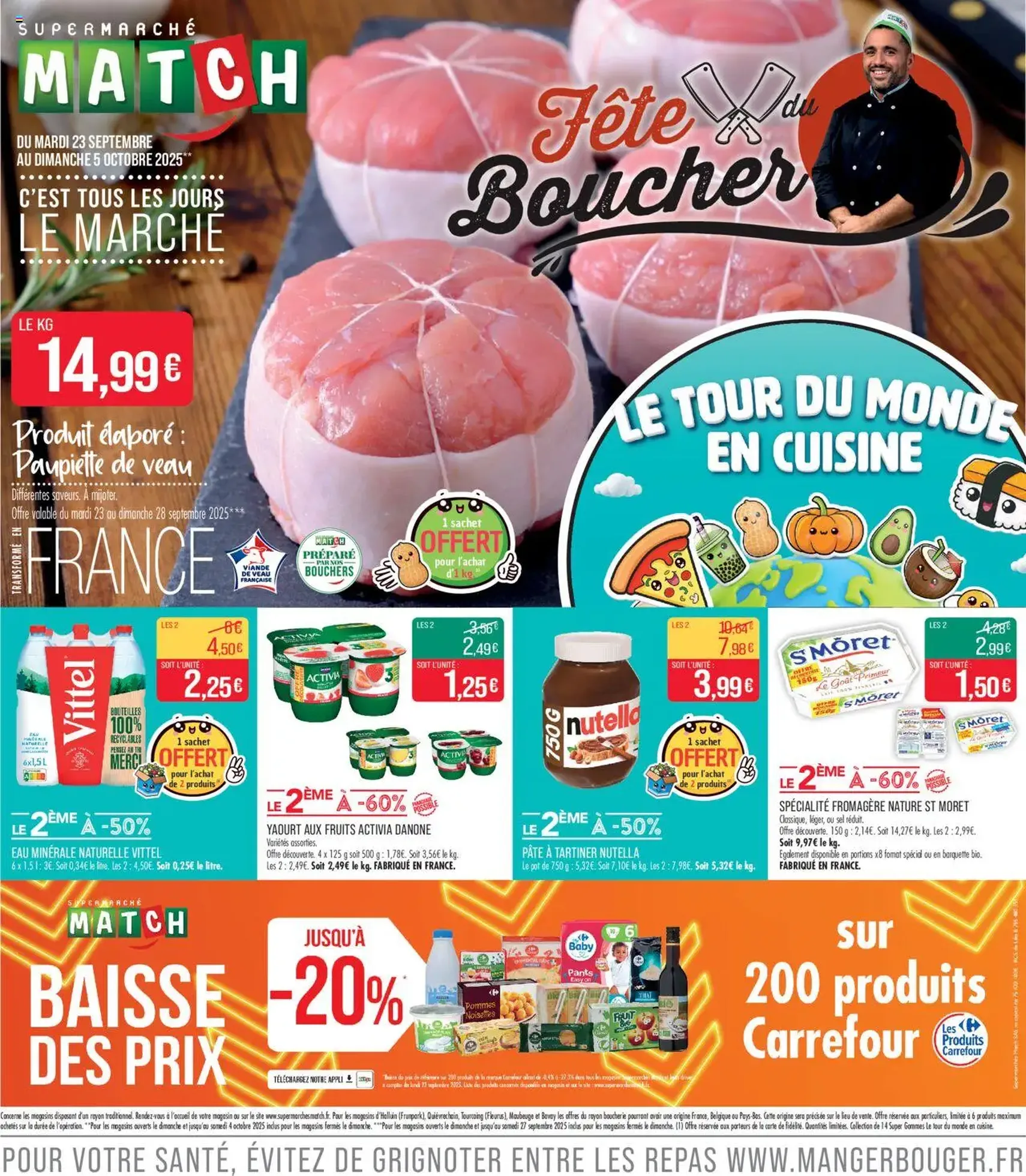 Match Supermarché catalogue - brochure valable à partir du 23/09/2025, page 1 sur 24