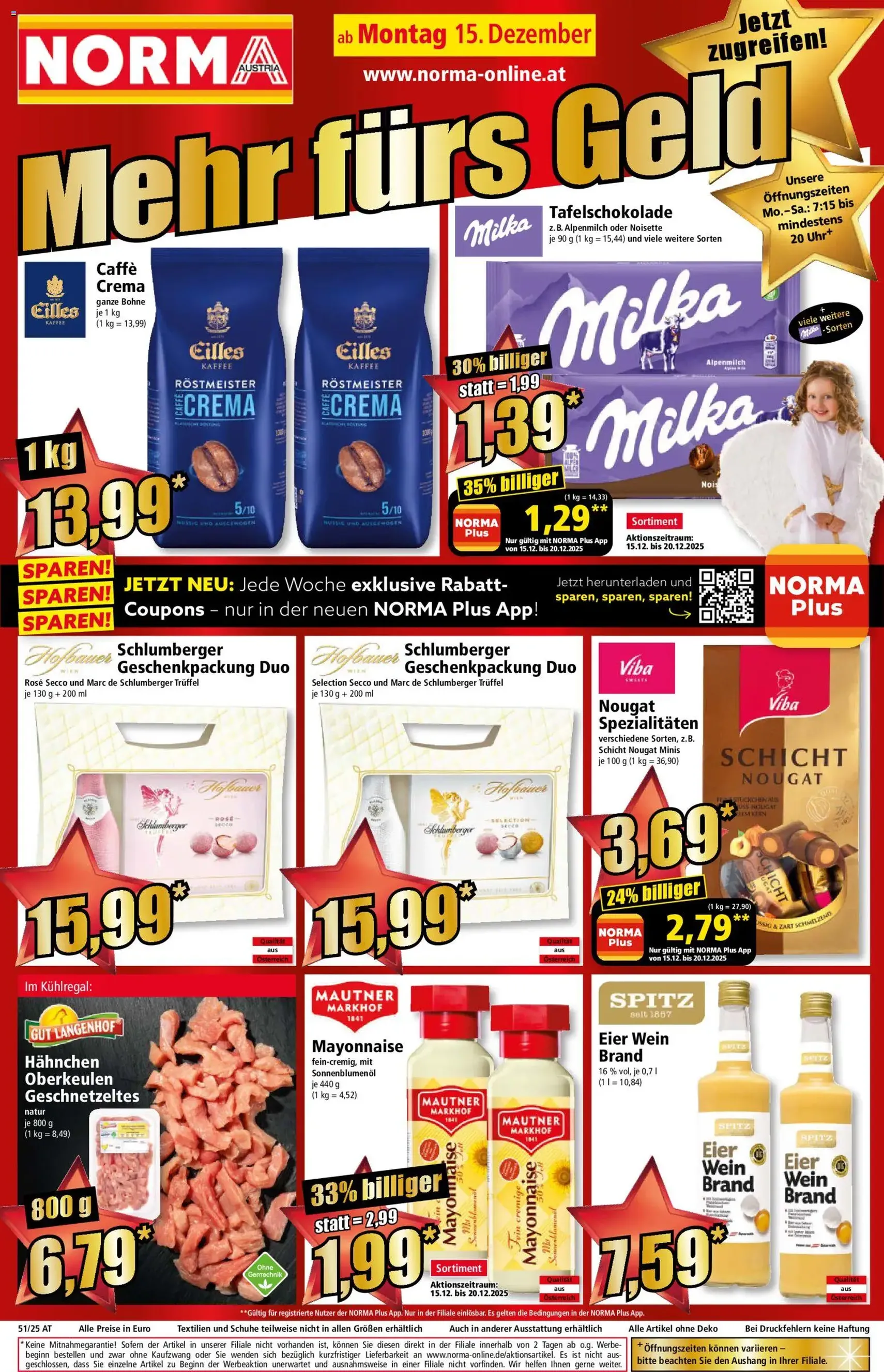 Norma Flugblatt - Gültiger Prospekt ab 15.12.2025, Seite 1 von insgesamt 18