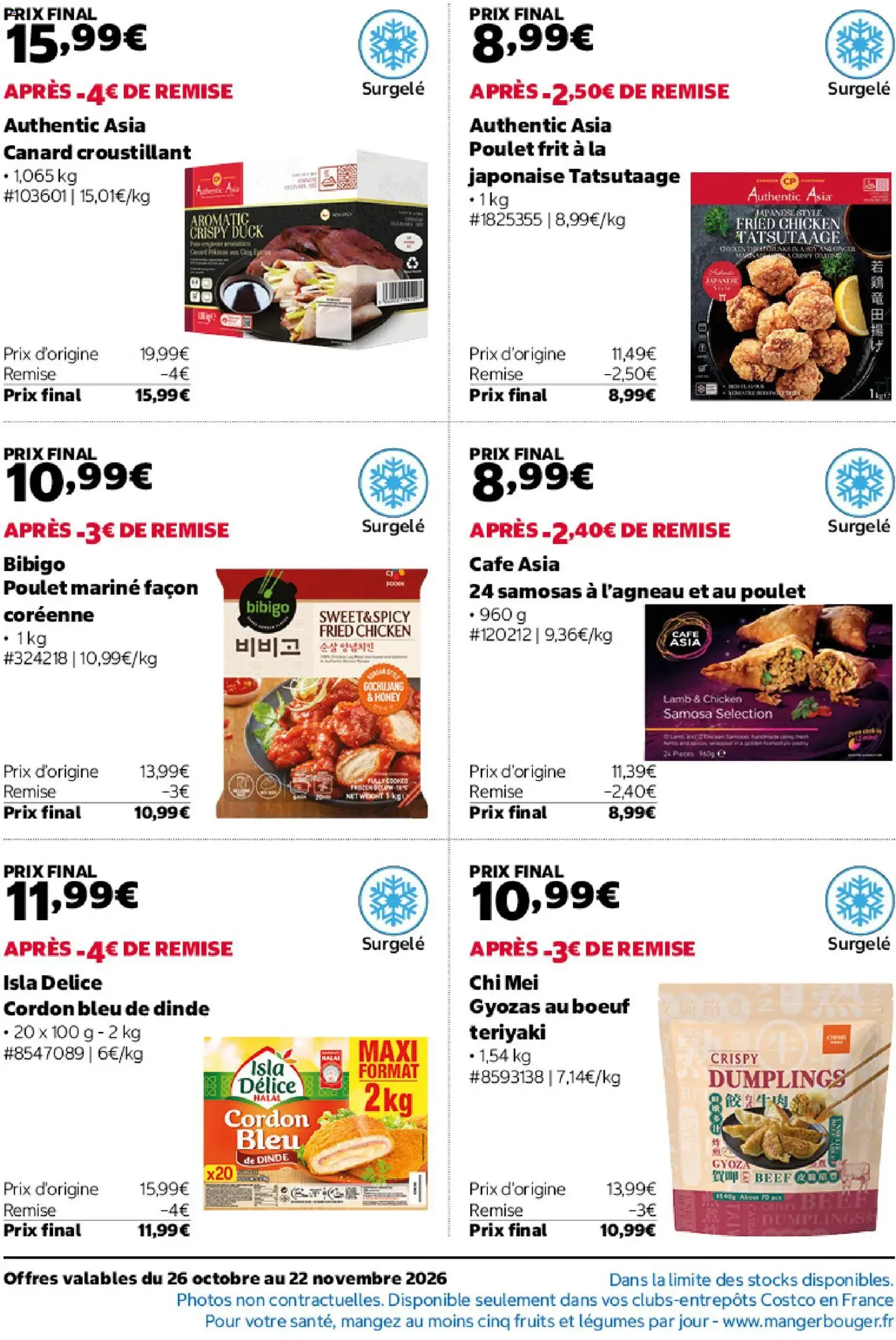 Costco catalogue - brochure valable à partir du 26/10/2026, page 8 sur 20