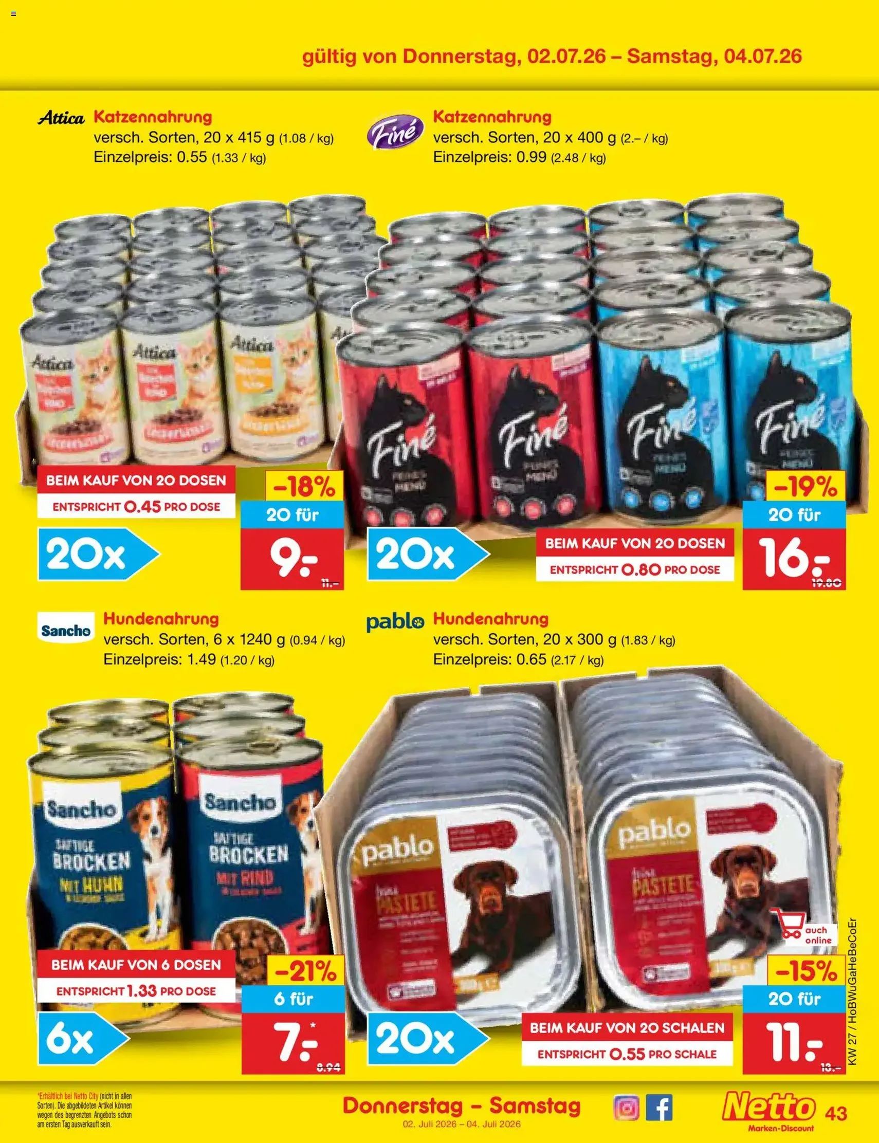 Netto Marken-Discount Prospekt - Gültiger Prospekt ab 29.06.2026, Seite 63 von insgesamt 70