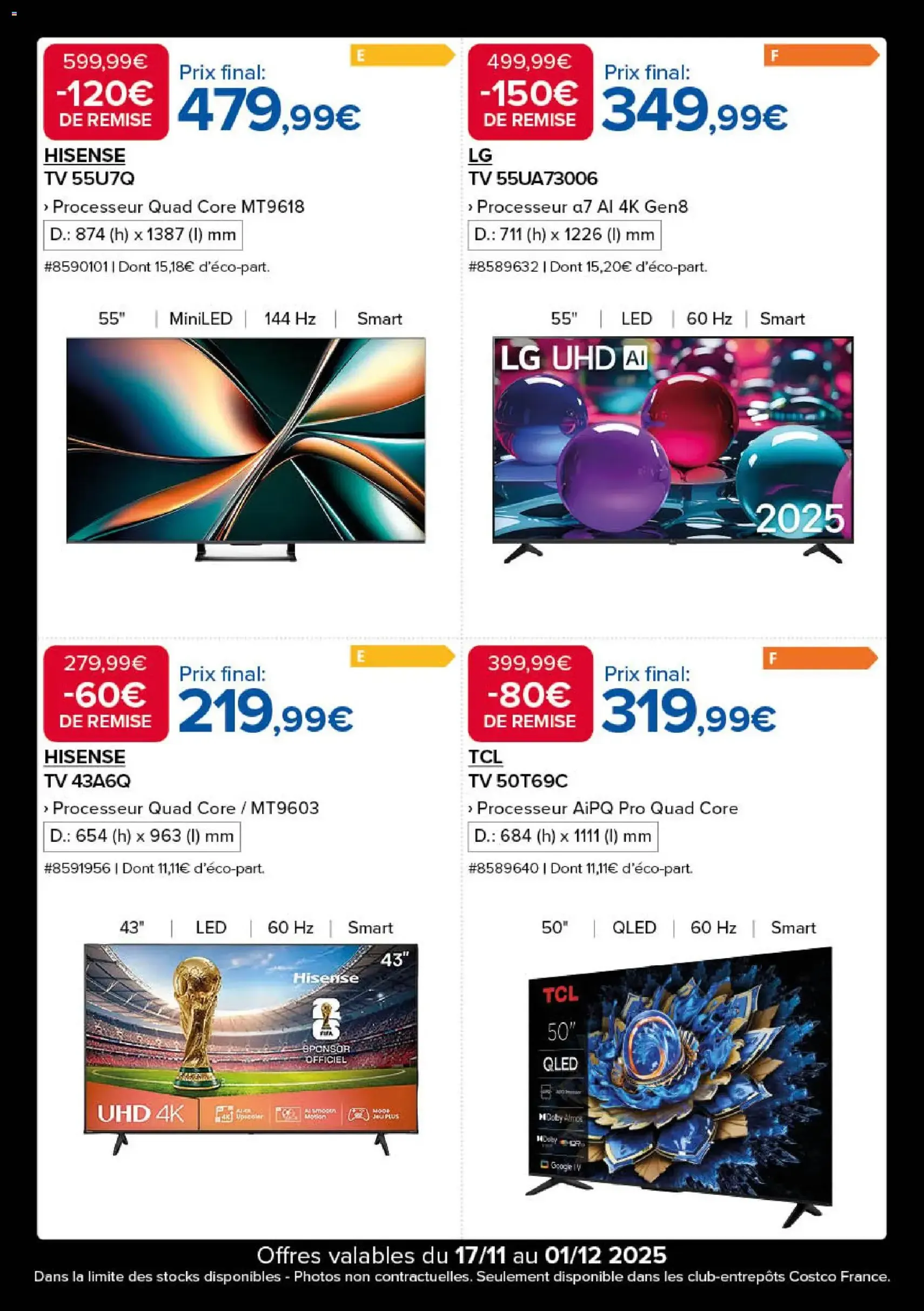 Costco Black Friday - brochure valable à partir du 17/11/2025, page 4 sur 22