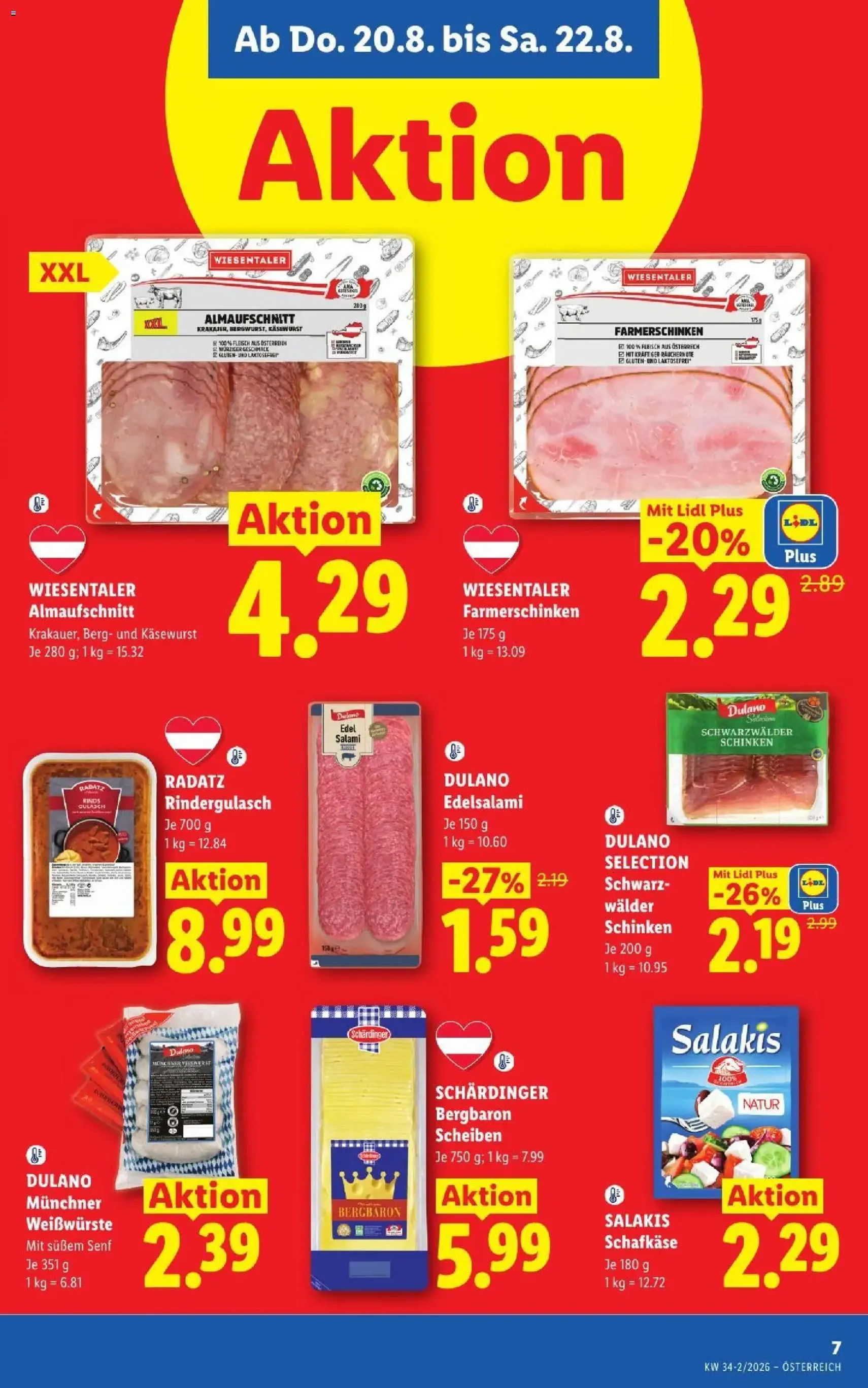 Lidl - Flugblatt - Gültiger Prospekt ab 20.08.2026, Seite 9 von insgesamt 55