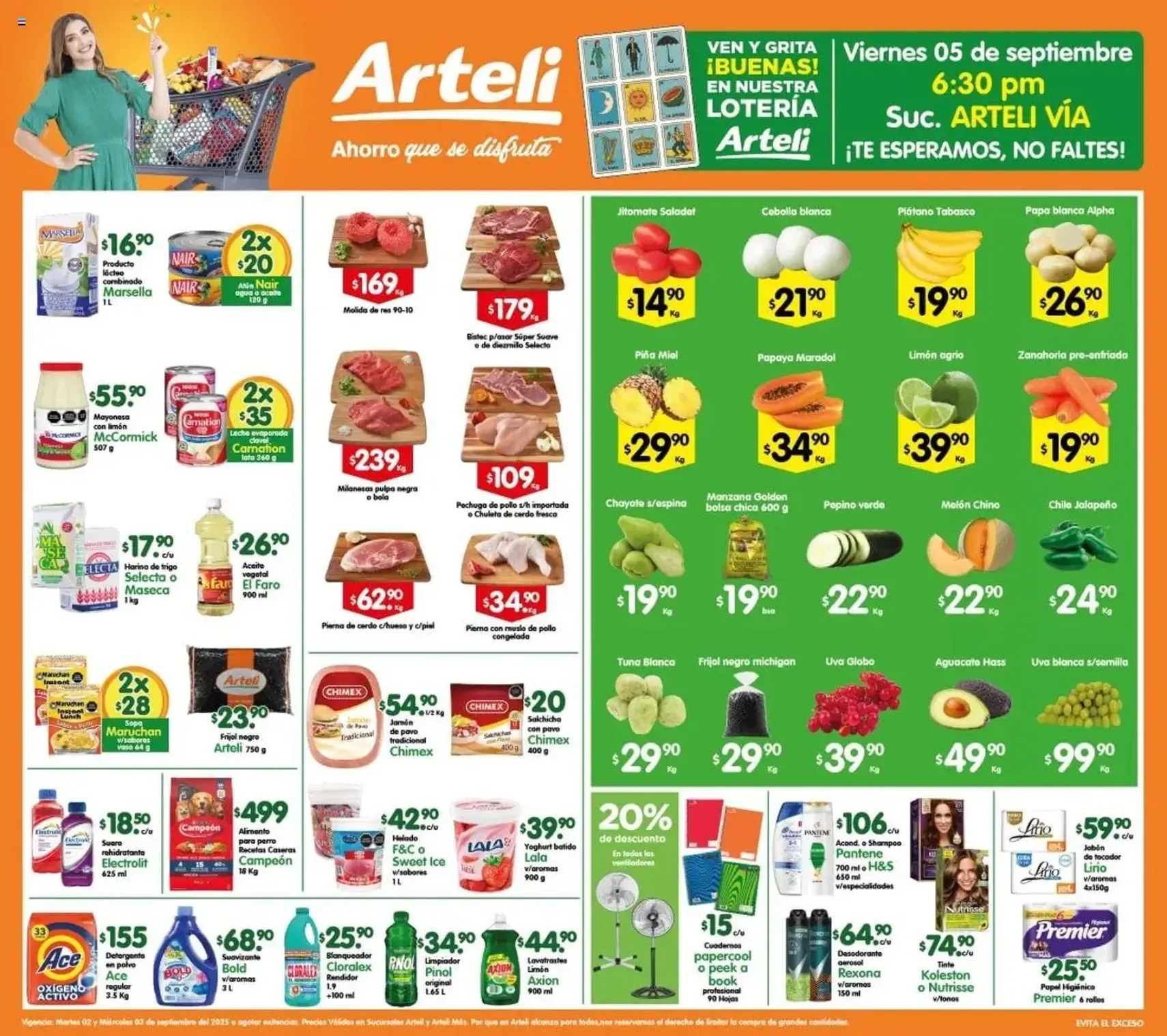 Arteli - Folleto Arteli - folleto válido desde 02/09/2025 página 1 de 1