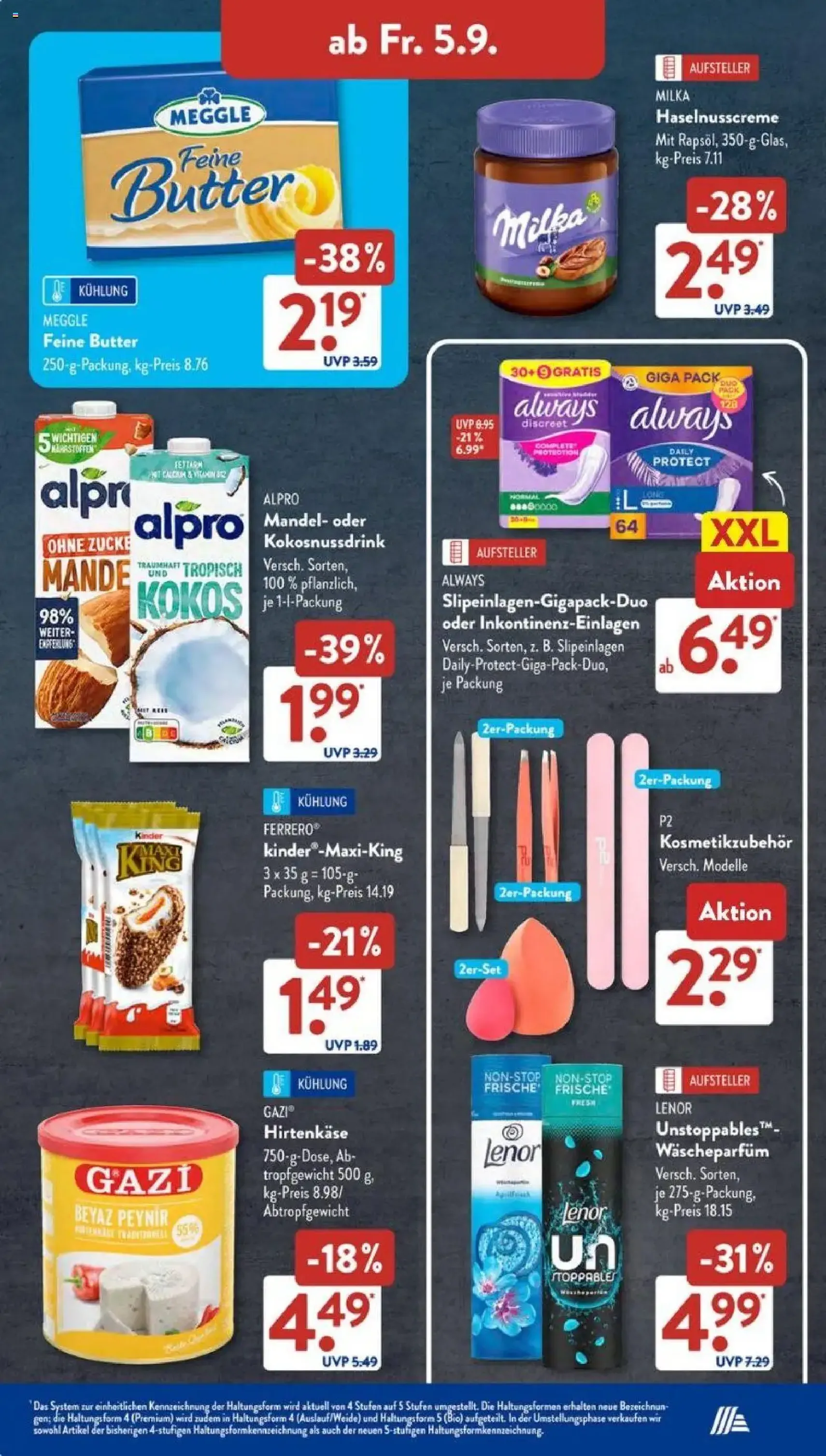 Aldi Süd Prospekt - Gültiger Prospekt ab 01.09.2025, Seite 24 von insgesamt 45 Aldi Süd Prospekt - Gültiger Prospekt ab 01.09.2025, Seite 24 von insgesamt 45