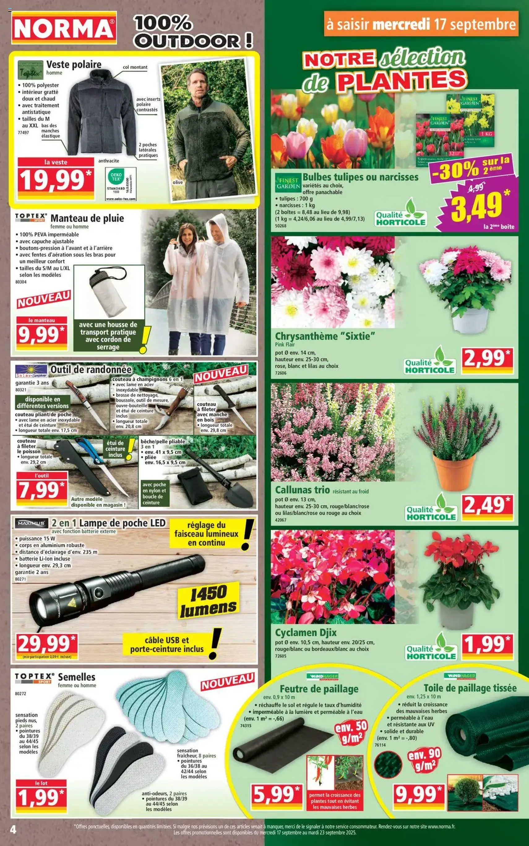 Norma catalogue - brochure valable à partir du 17/09/2025, page 4 sur 14