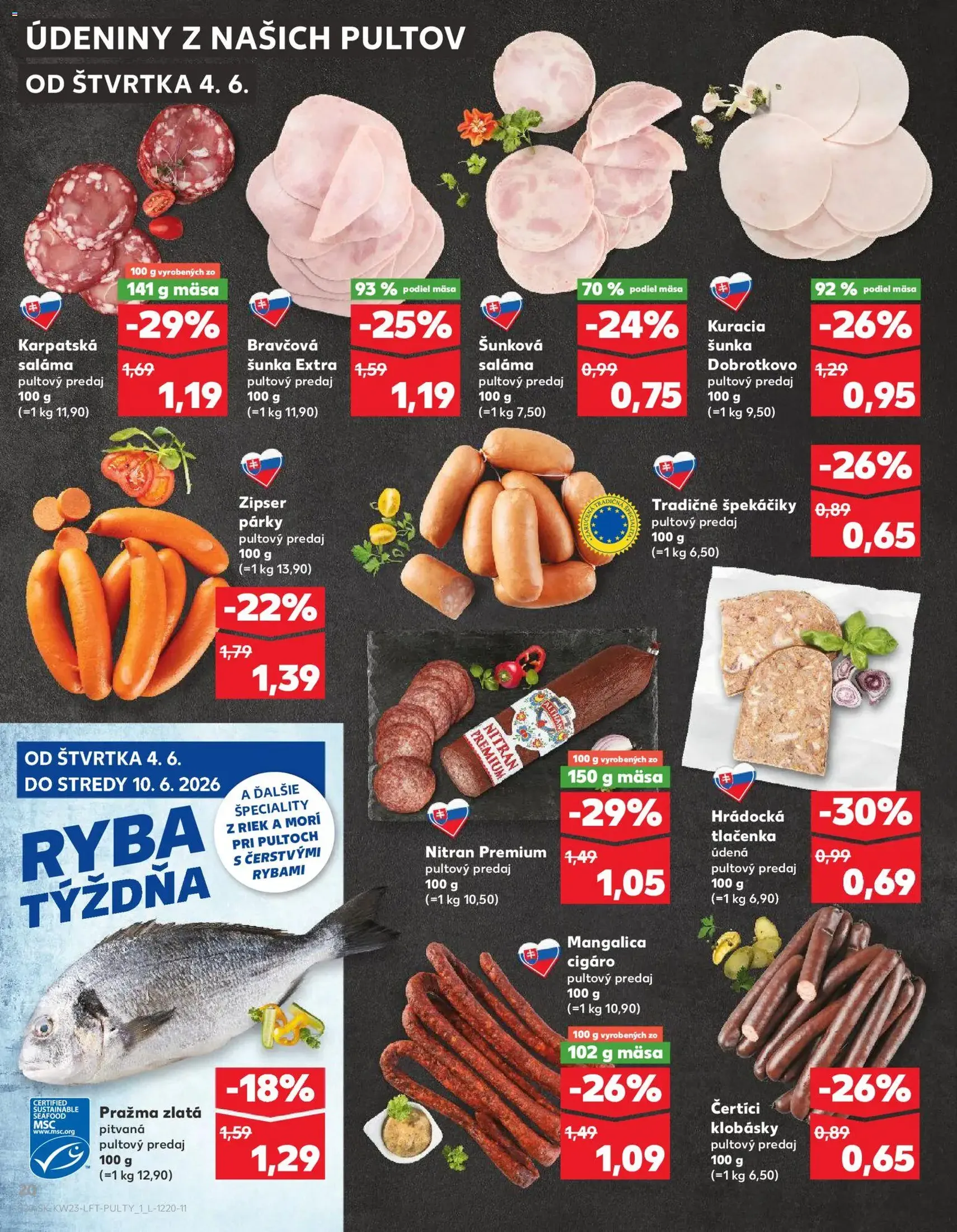 Kaufland leták - platný leták od 04.06.2026 strana 20 z 76