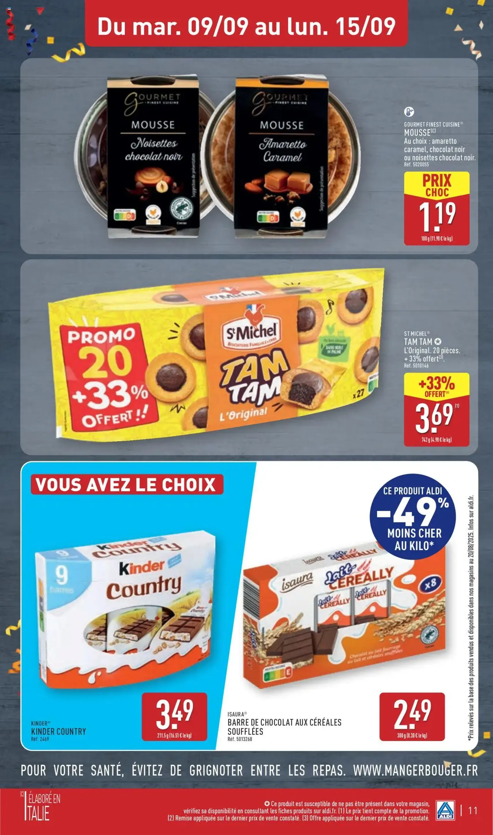 Aldi catalogue semaine 37 - brochure valable à partir du 09/09/2025, page 14 sur 52 Aldi catalogue semaine 37 - brochure valable à partir du 09/09/2025, page 14 sur 52