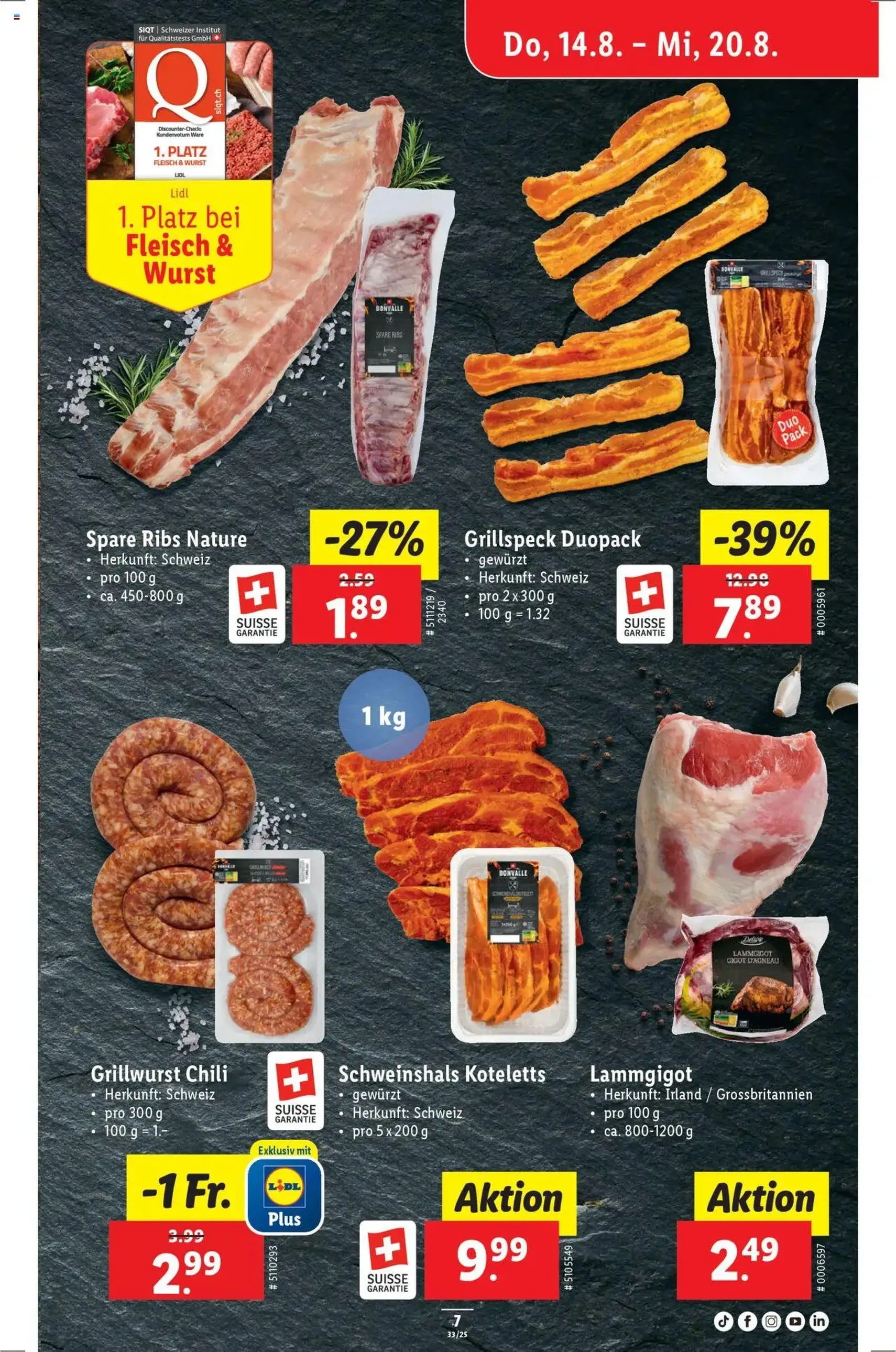 Lidl Aktionen - Gültiger Prospekt ab 14.08.2025, Seite 7 von insgesamt 34
