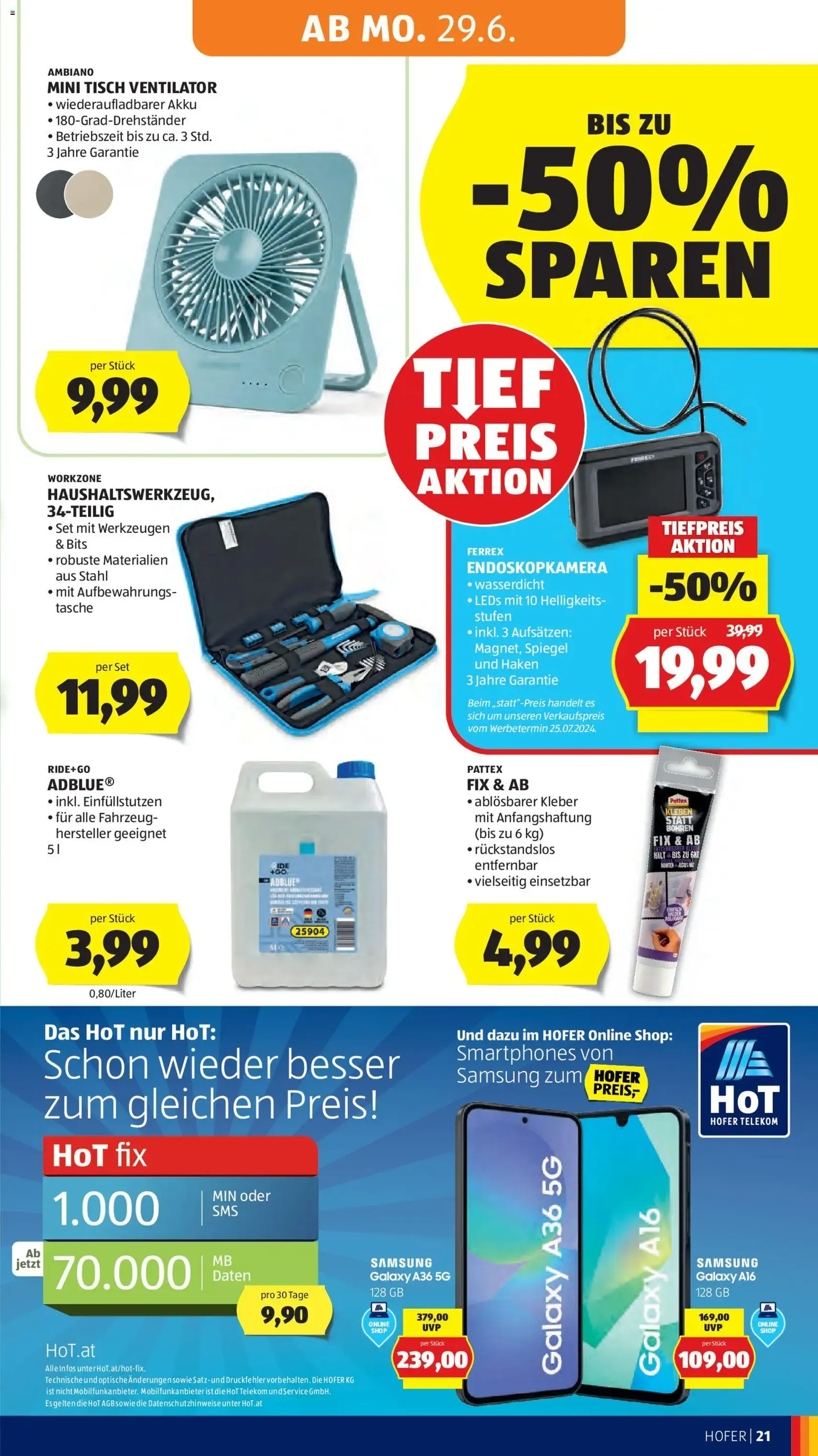 Hofer Flugblatt - Gültiger Prospekt ab 26.06.2026, Seite 26 von insgesamt 41