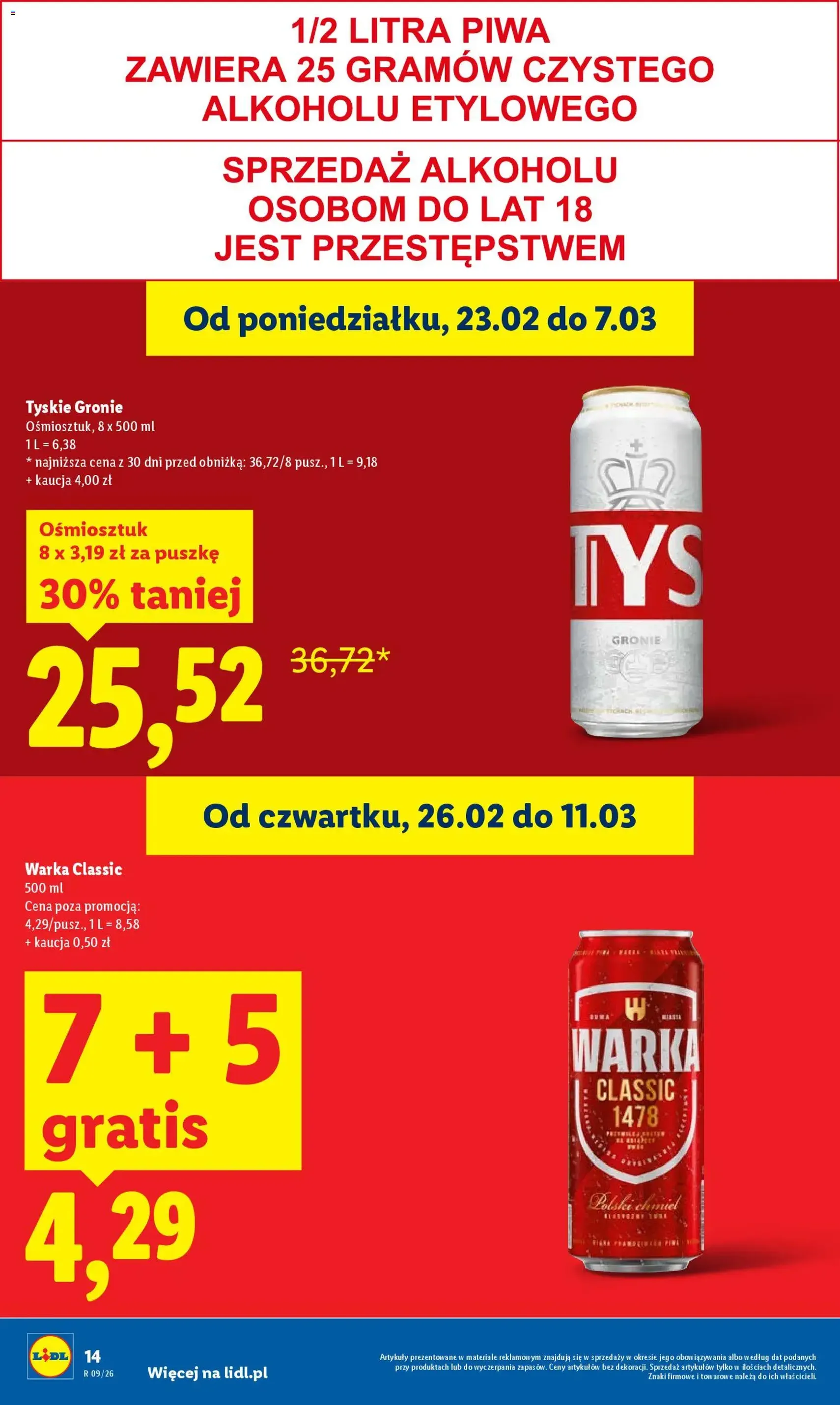 Lidl Gazetka - ważny gazetka od 26.02.2026 strona 14 z 57