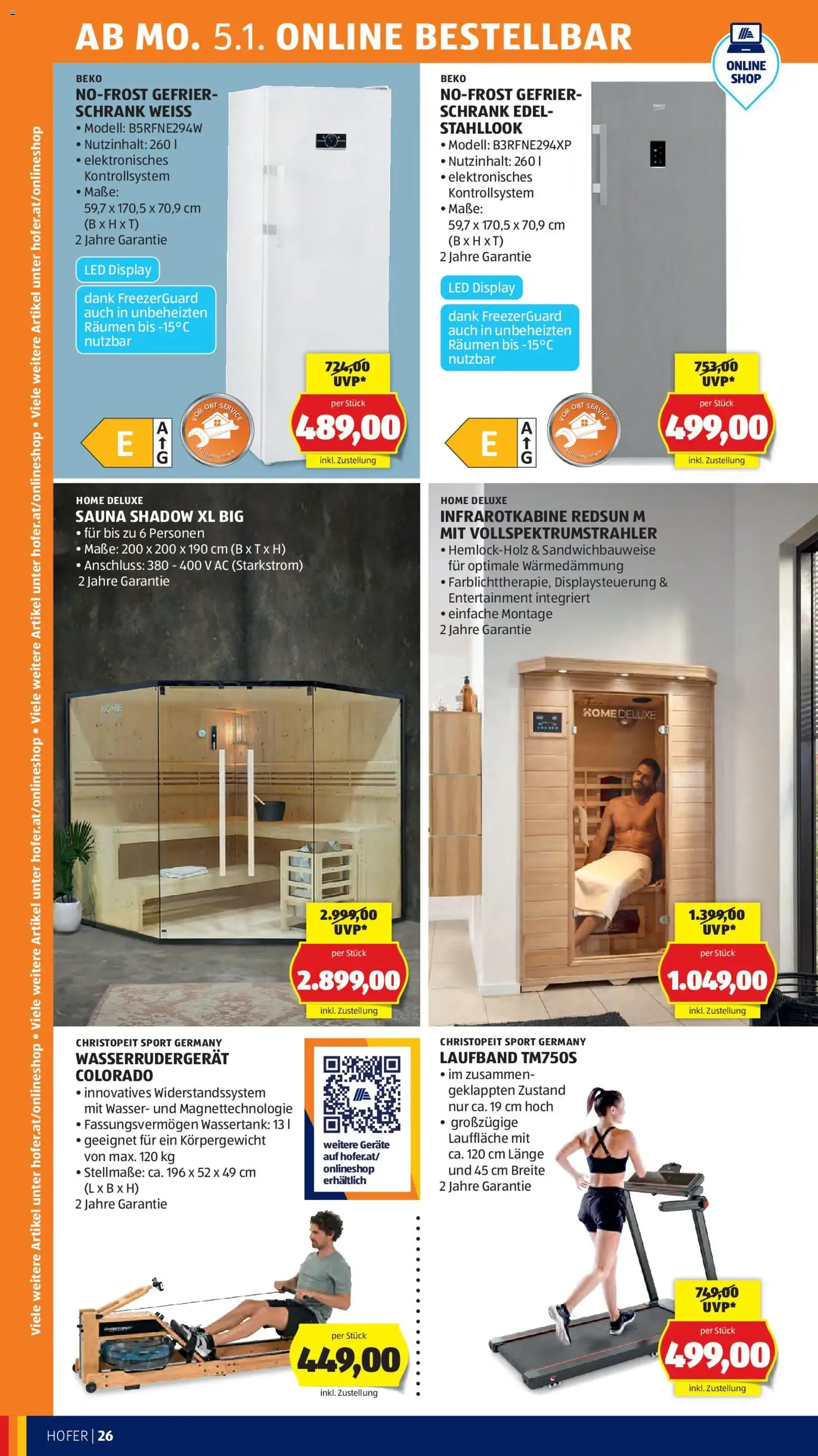 Hofer AT Akciós újság - 2026.01.02. érvényes szórólap 30 oldal 45 oldalból