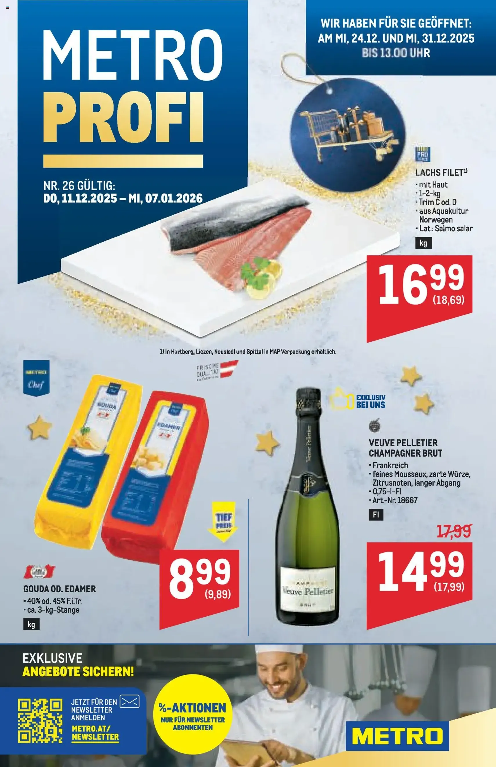 Metro angebote Profi - Gültiger Prospekt ab 11.12.2025, Seite 1 von insgesamt 72
