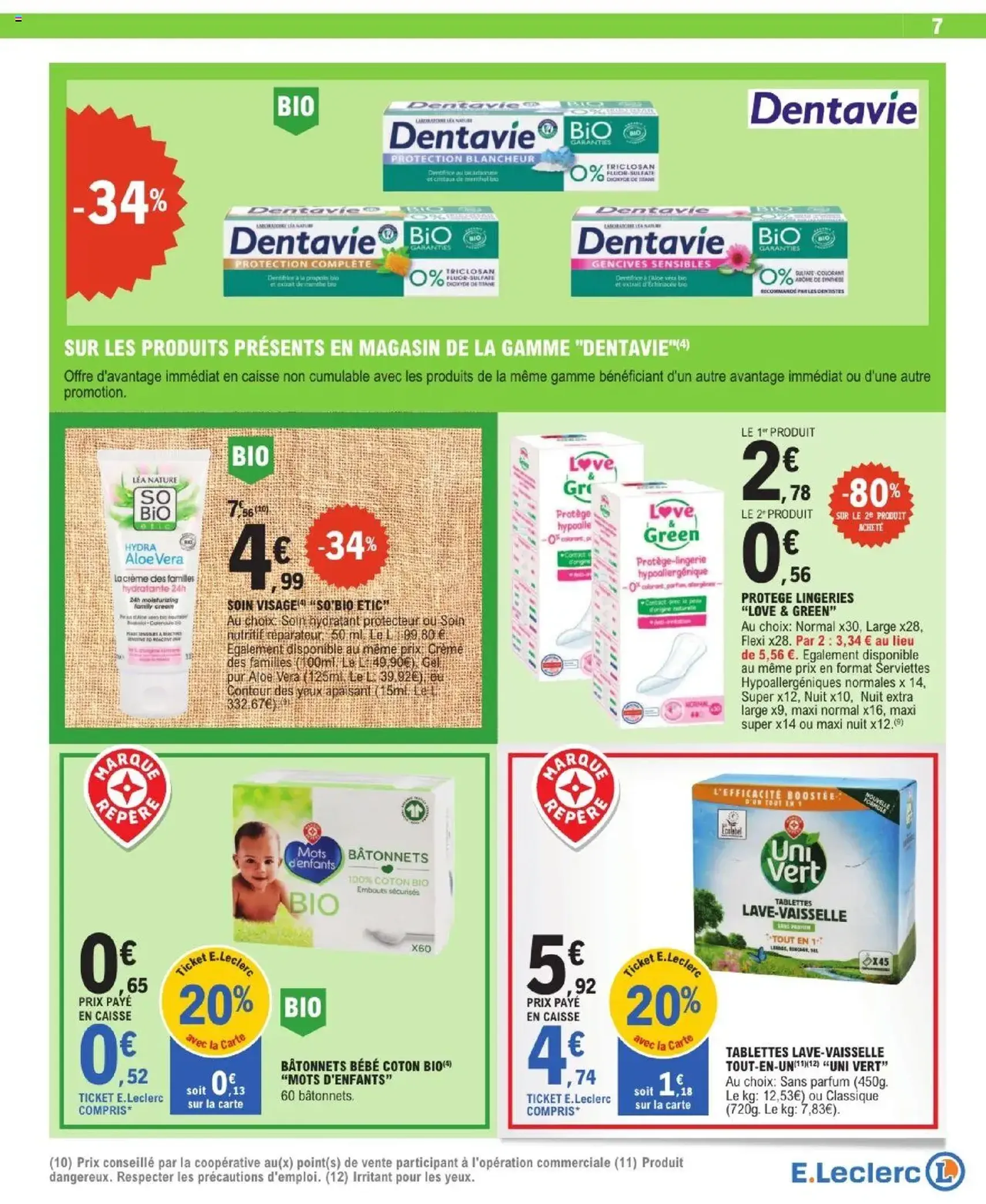 E.Leclerc catalogue de la semaine 31 - brochure valable à partir du 29/07/2025, page 7 sur 28