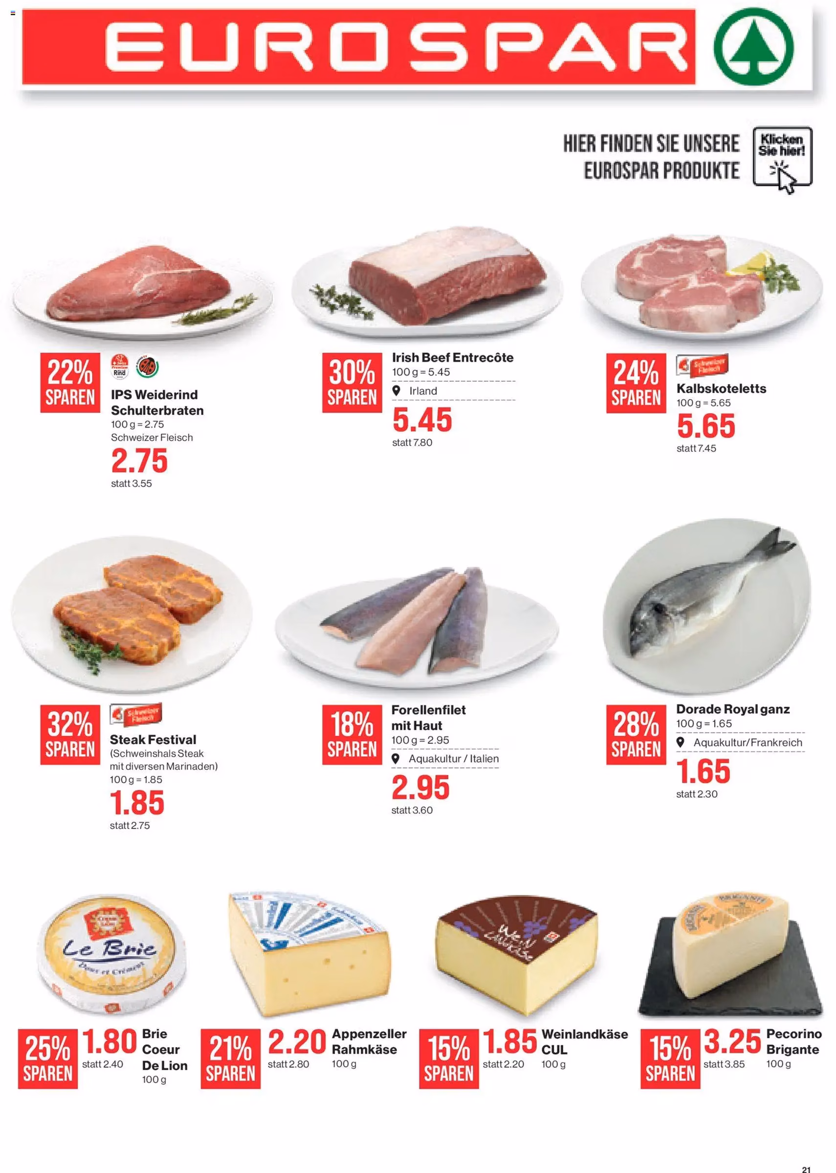 SPAR Aktionen - Gültiger Prospekt ab 06.11.2025, Seite 21 von insgesamt 24