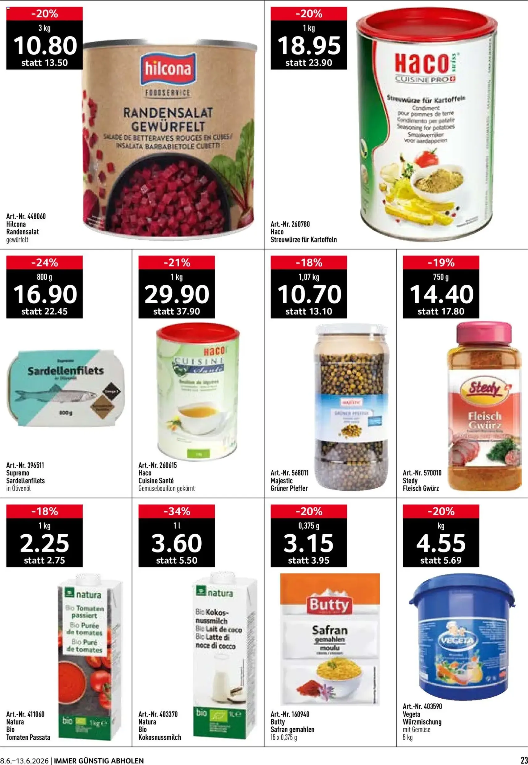 Prodega aktionen - Gültiger Prospekt ab 08.06.2026, Seite 23 von insgesamt 40