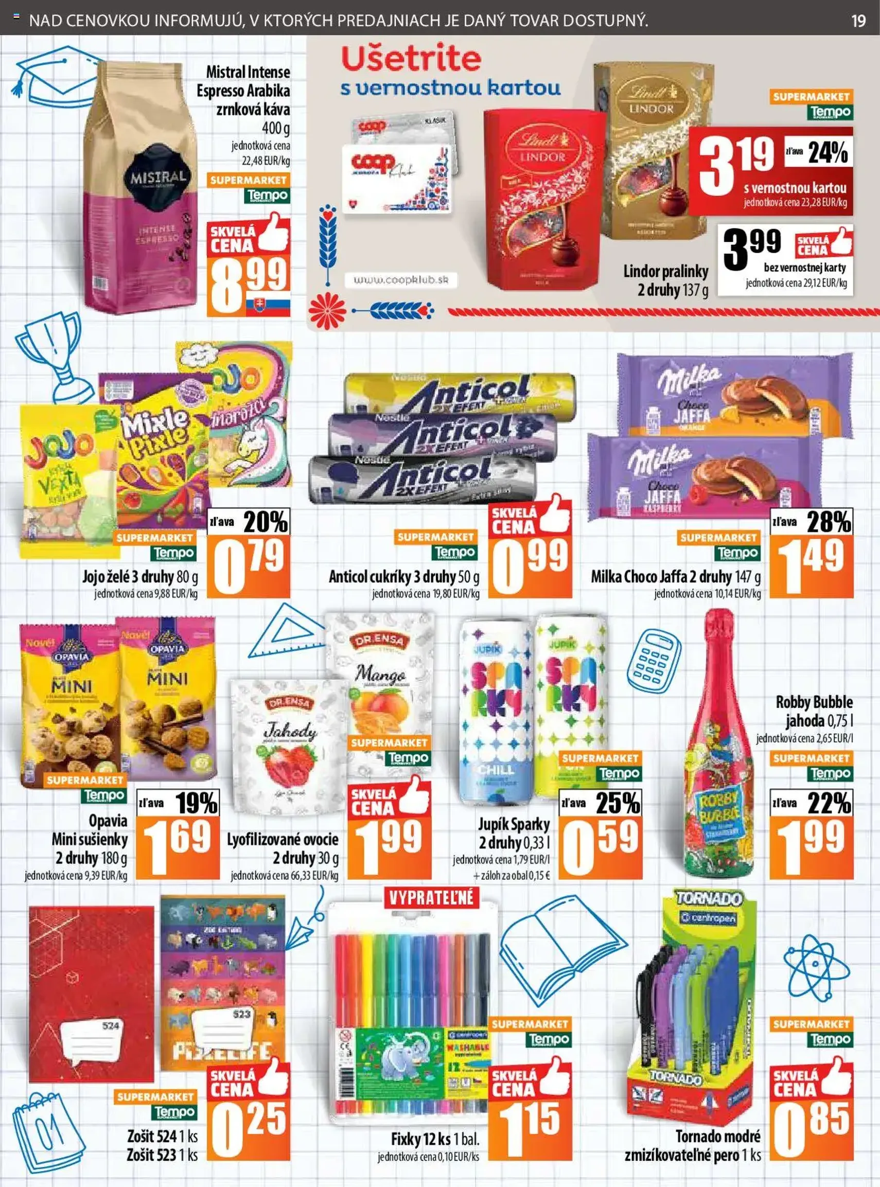 COOP Jednota leták - platný leták od 21.08.2025 strana 19 z 28