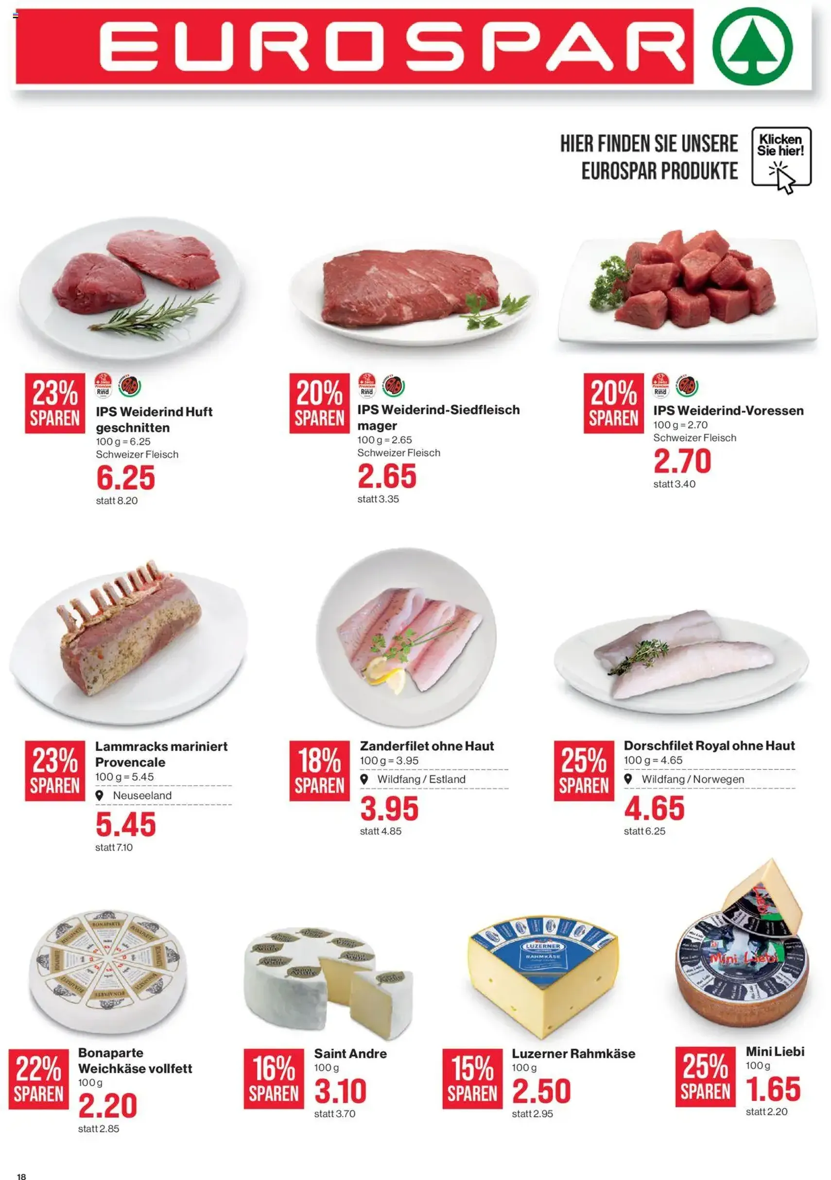 SPAR Aktionen - Gültiger Prospekt ab 16.10.2025, Seite 18 von insgesamt 22 SPAR Aktionen - Gültiger Prospekt ab 16.10.2025, Seite 18 von insgesamt 22
