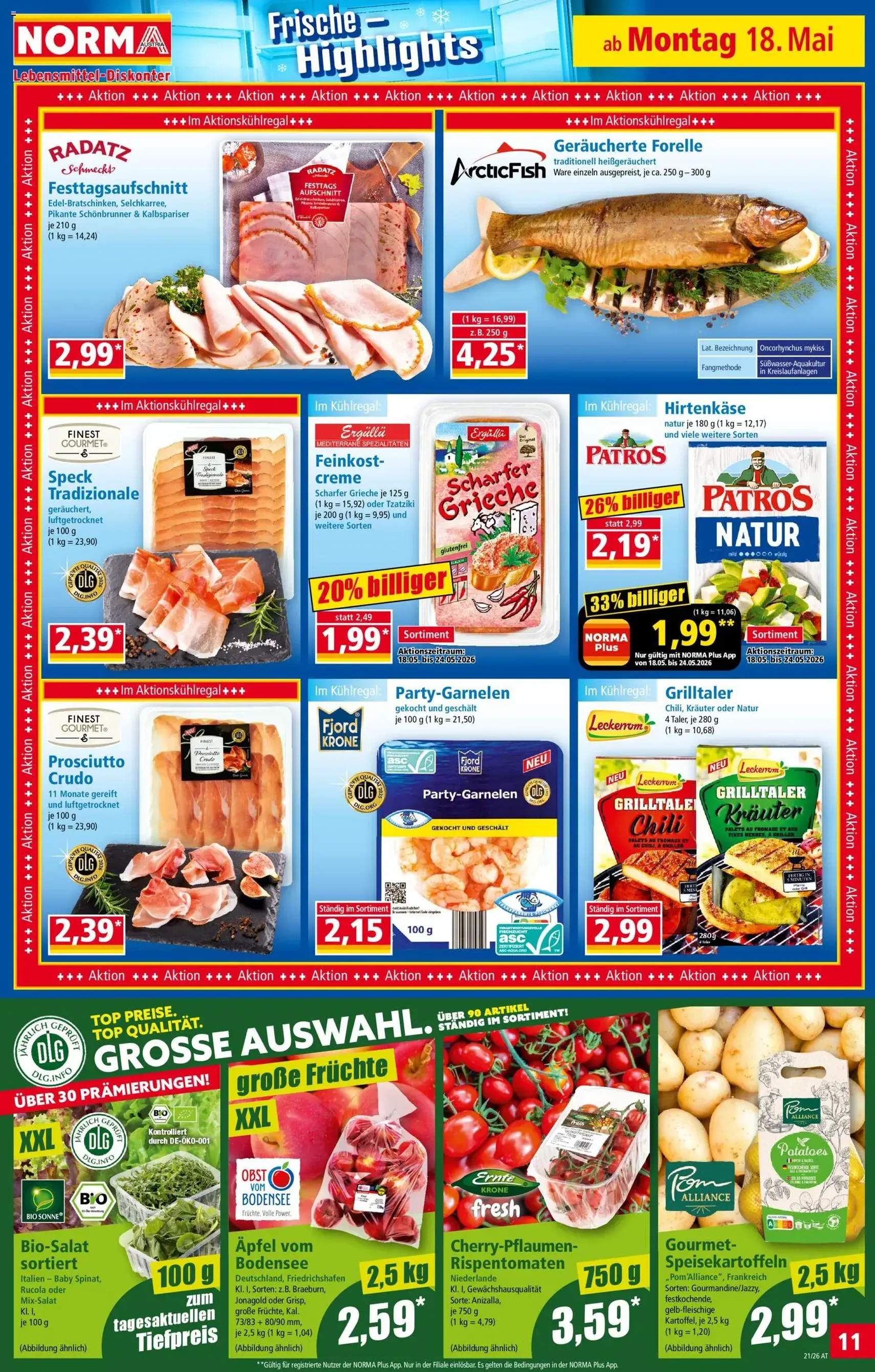 Norma Flugblatt - Gültiger Prospekt ab 18.05.2026, Seite 11 von insgesamt 20