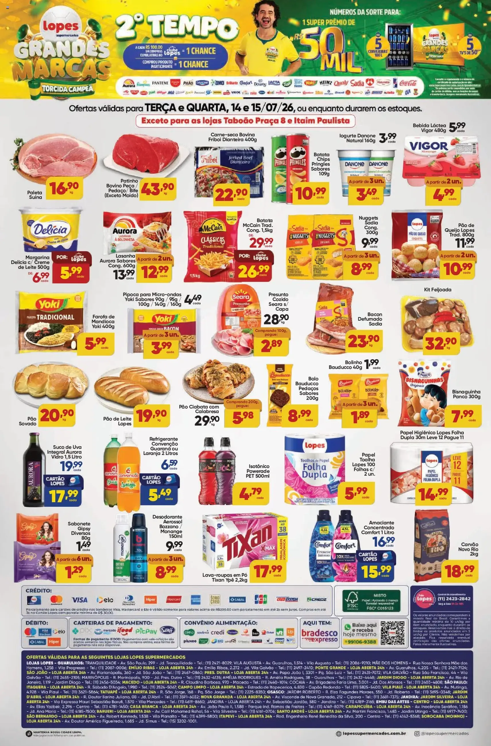Lopes Supermercados - Ofertas da semana - folheto válido a partir de 14/07/2026 página 2 de 2
