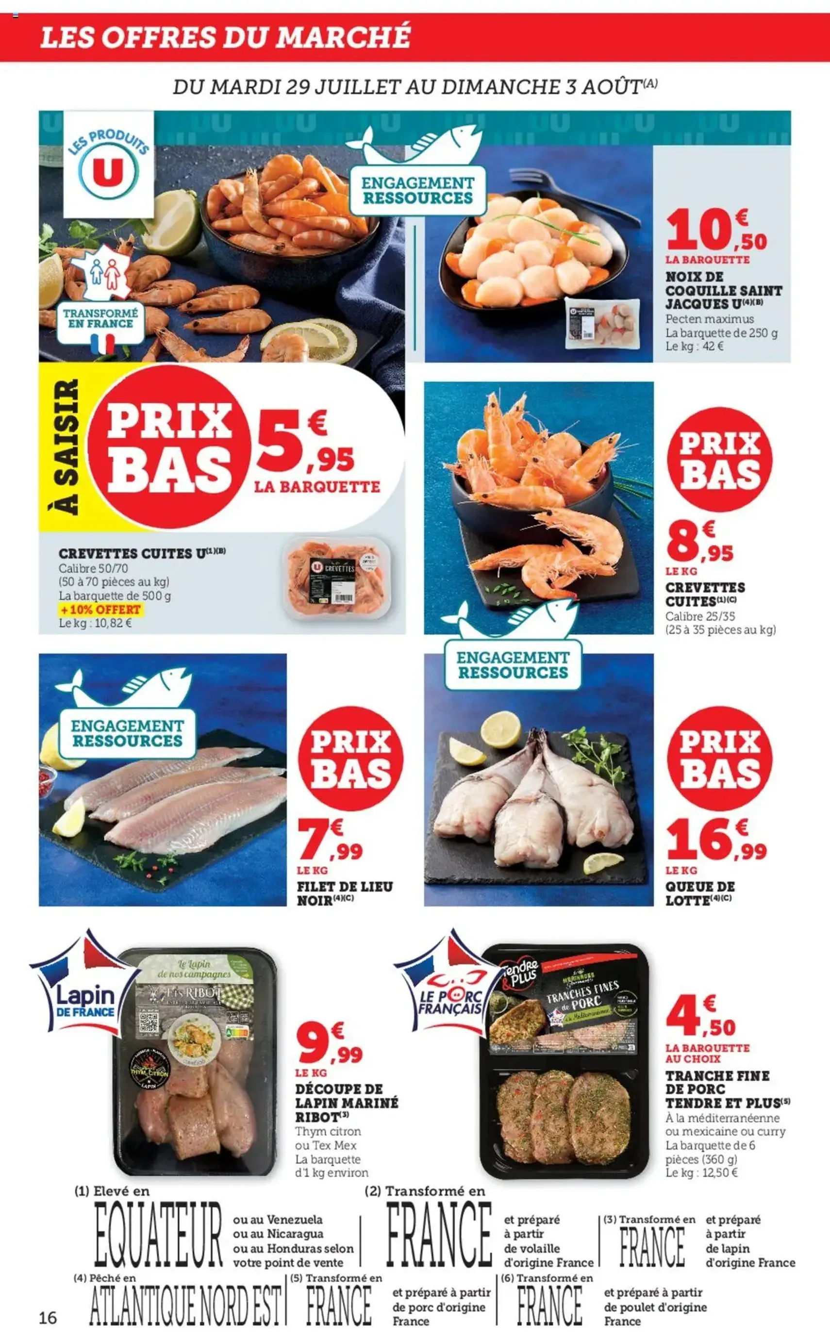Super U catalogue - brochure valable à partir du 29/07/2025, page 16 sur 24 Super U catalogue - brochure valable à partir du 29/07/2025, page 16 sur 24
