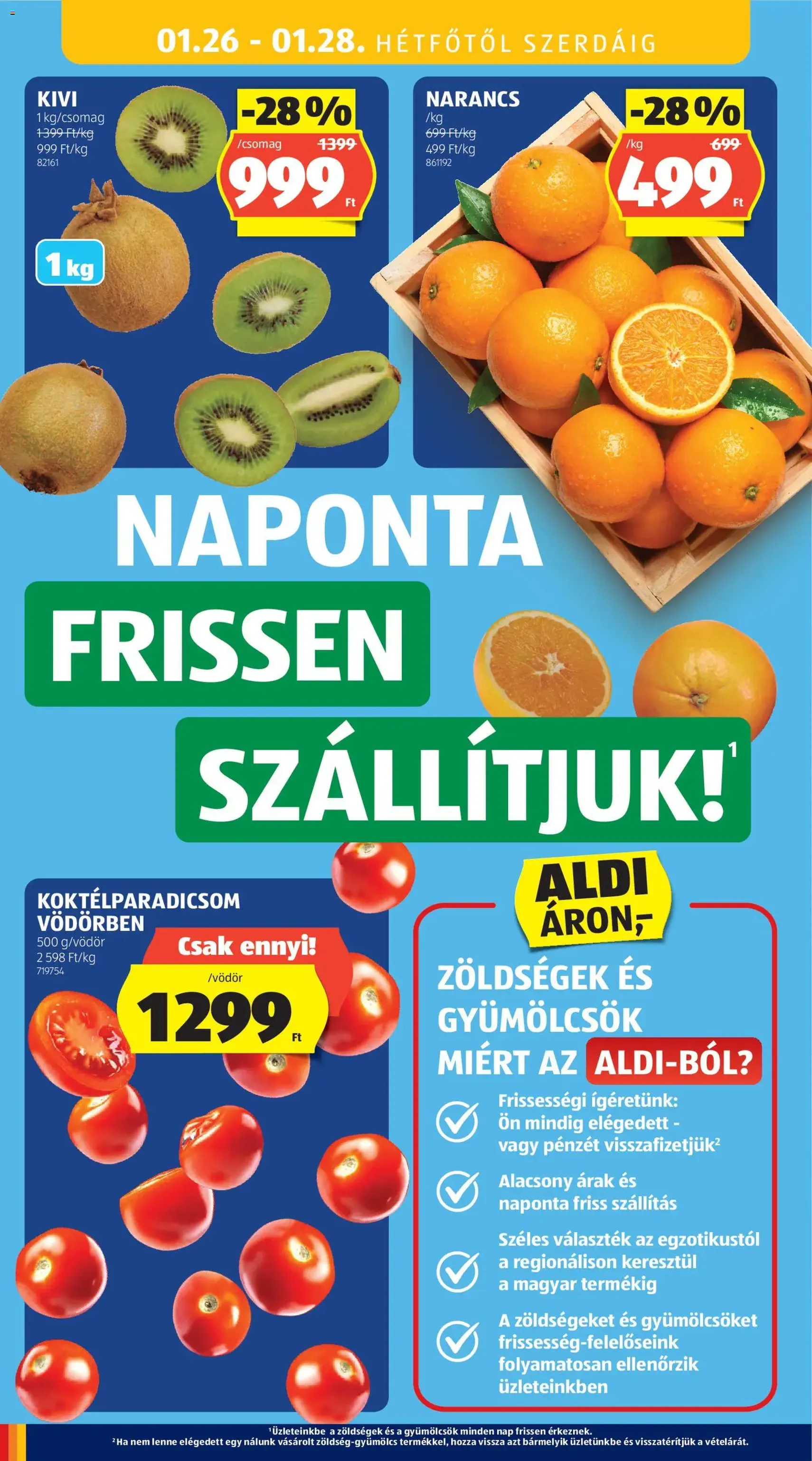 Aldi Akciós újság - 2026.01.22. érvényes szórólap 32 oldal 50 oldalból