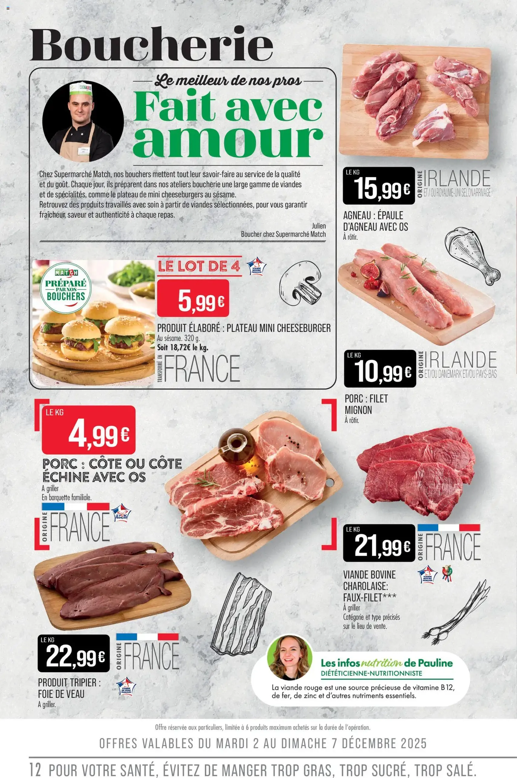 Match Supermarché catalogue - brochure valable à partir du 02/12/2025, page 12 sur 36