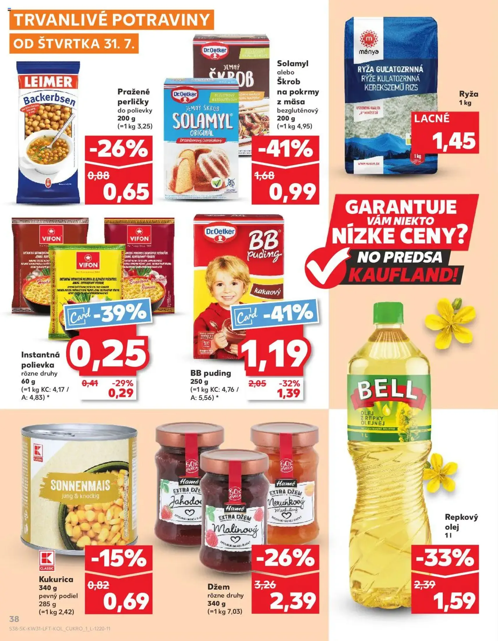 Kaufland Bratislava-Dúbravka - platný leták od 31.07.2025 strana 38 z 76