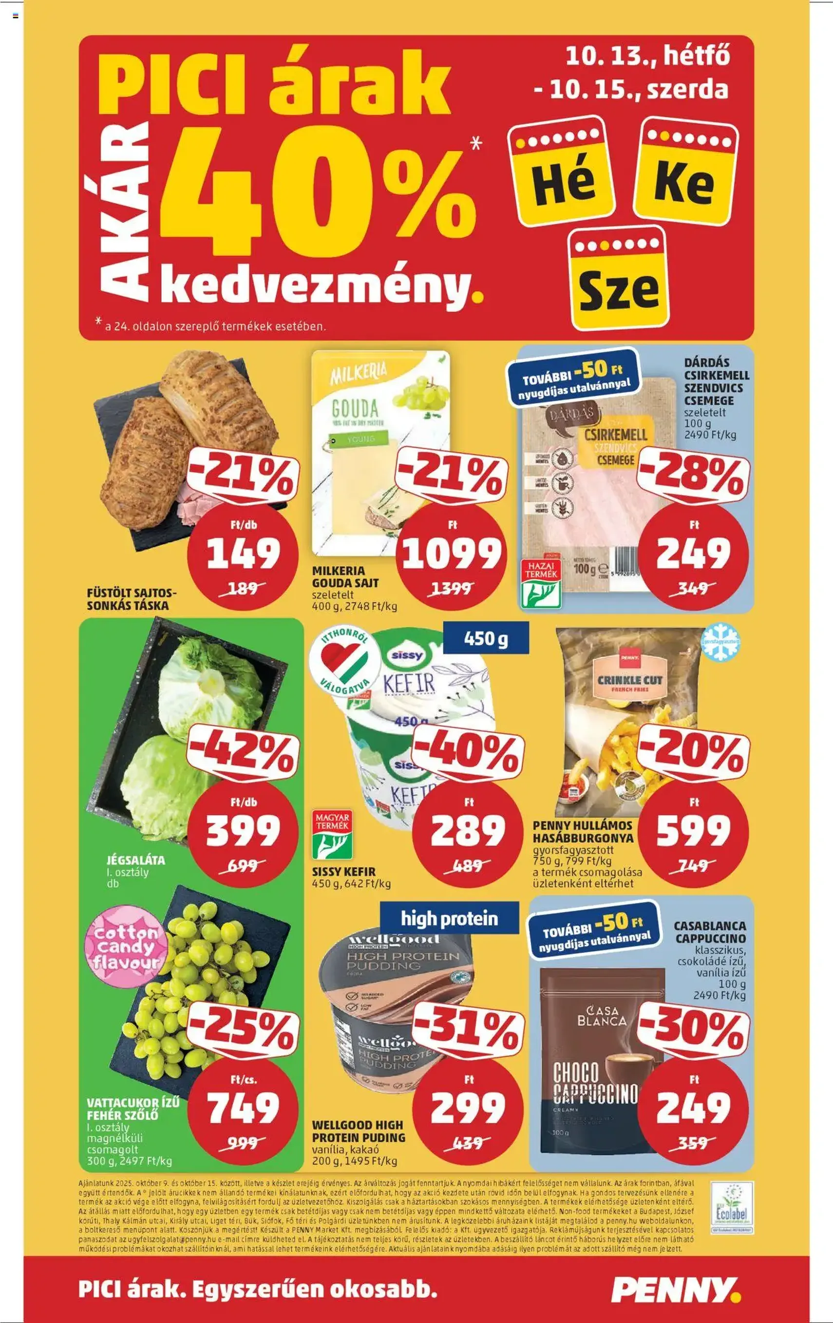 PENNY Akciós újság - 2025.10.09. érvényes szórólap 28 oldal 43 oldalból