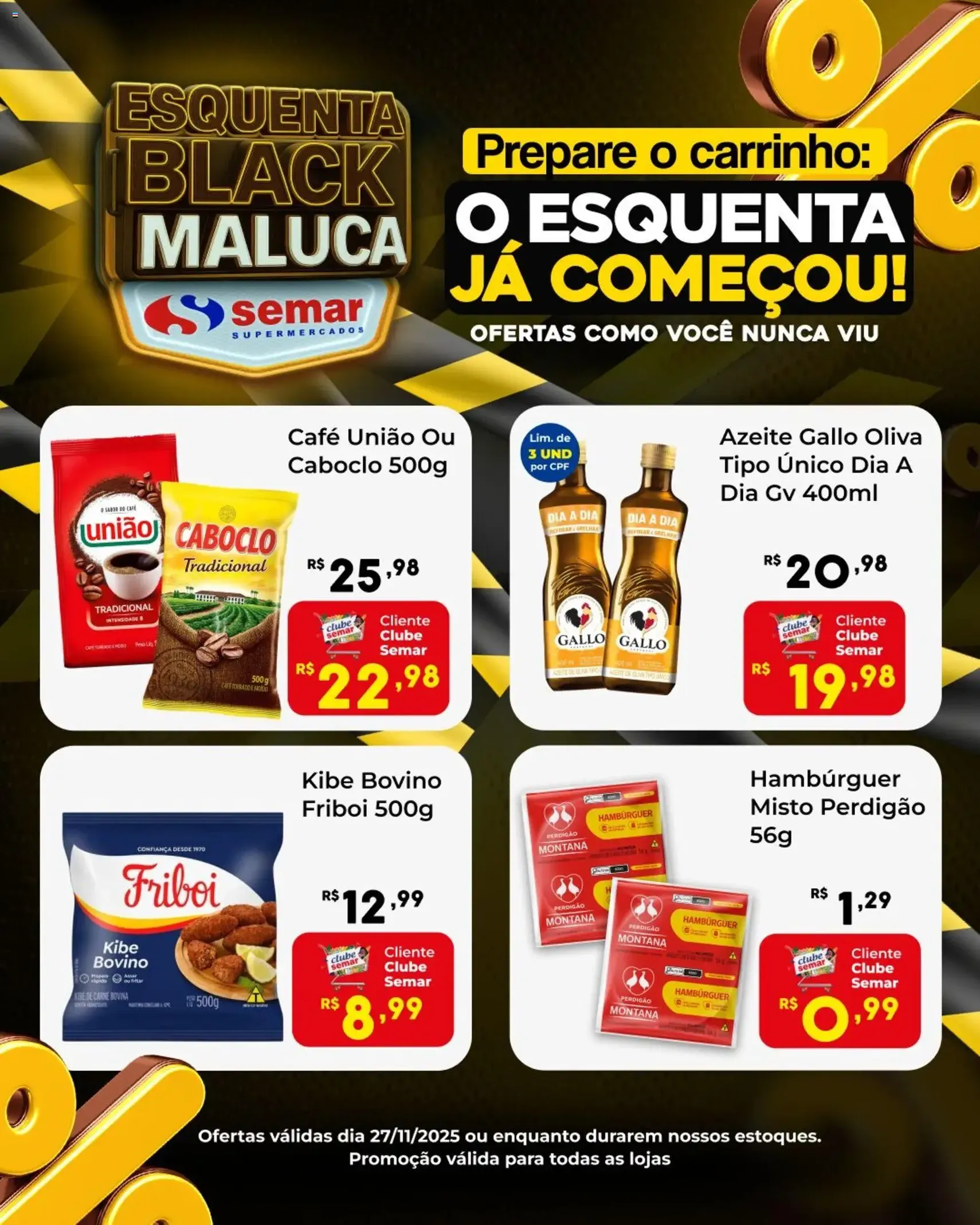 Semar Supermercado Black Friday - folheto válido a partir de 27/11/2025 página 1 de 1