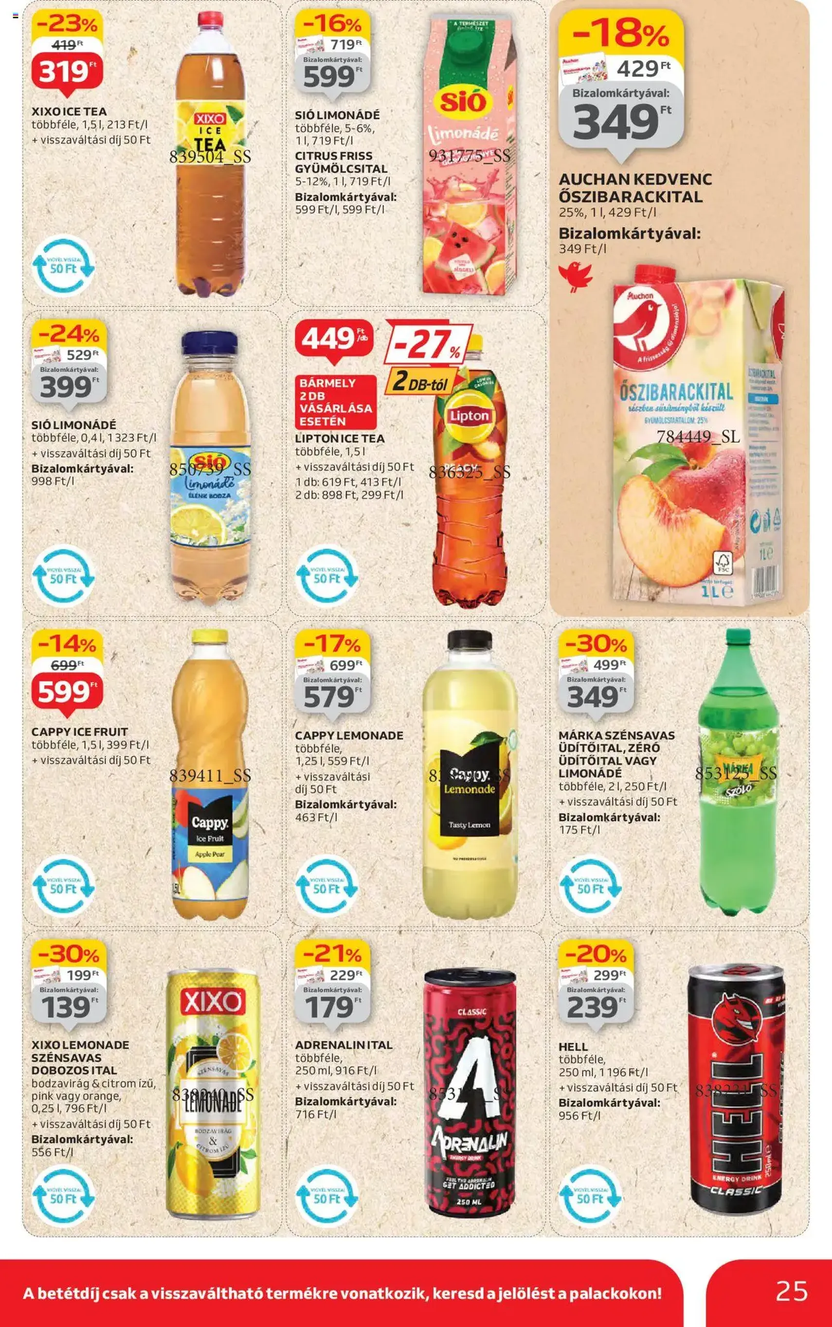 Auchan Akciós újság - 2025.07.24. érvényes szórólap 25 oldal 60 oldalból