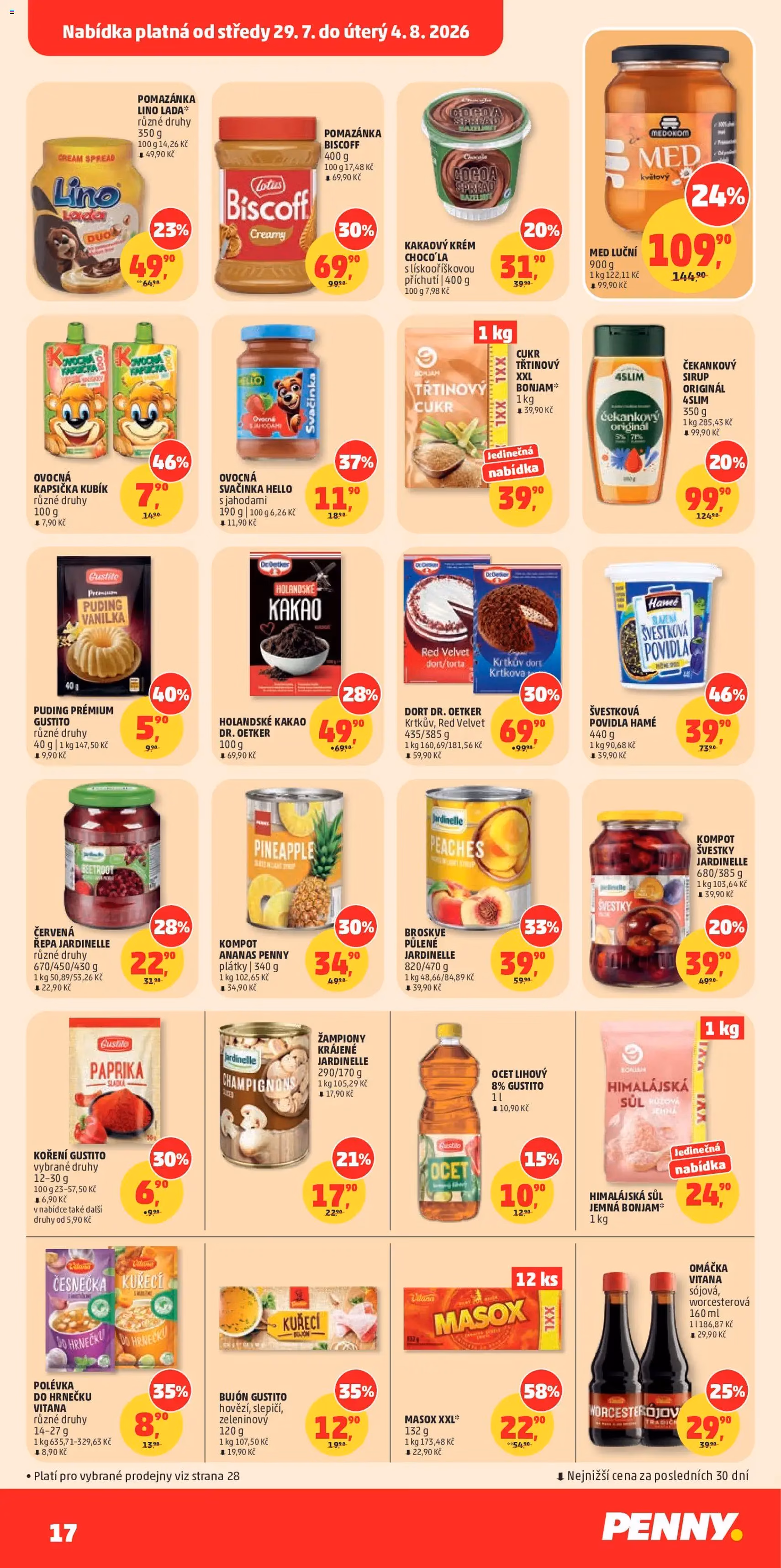 Penny Market leták - platný leták od 29.07.2026 strana 17 z 31