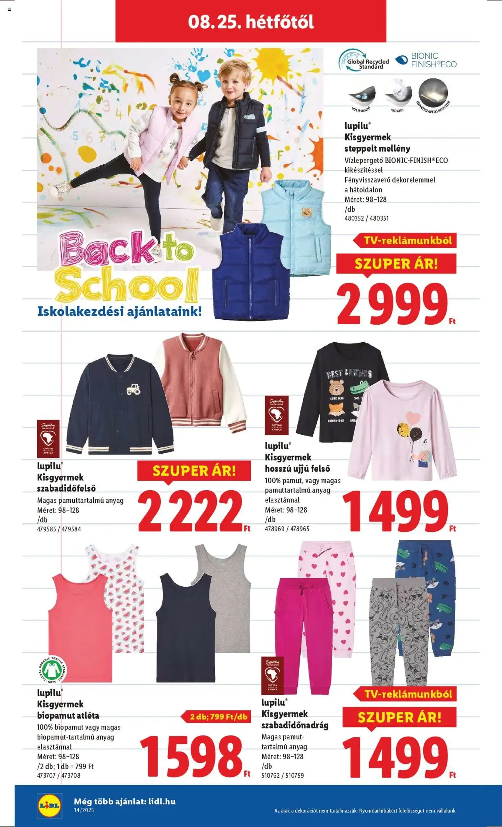 Lidl Akciós újság - 2025.08.21. érvényes szórólap 48 oldal 70 oldalból