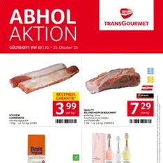 Transgourmet Flugblatt - Prospekt Vorschau gültig ab 20.10.2025