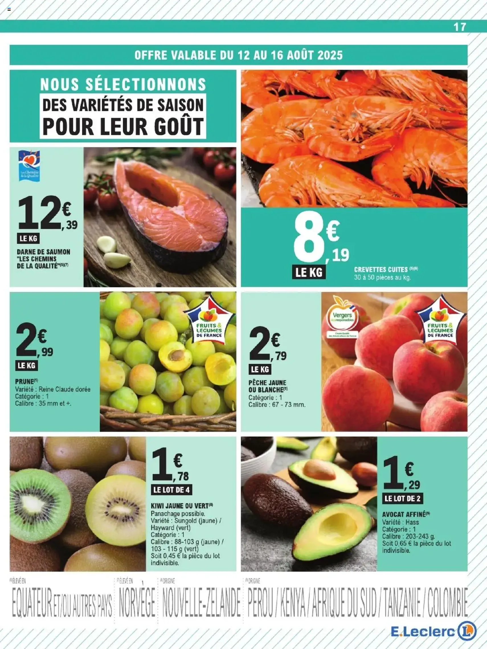 E.Leclerc catalogue semaine 34 - brochure valable à partir du 12/08/2025, page 17 sur 40