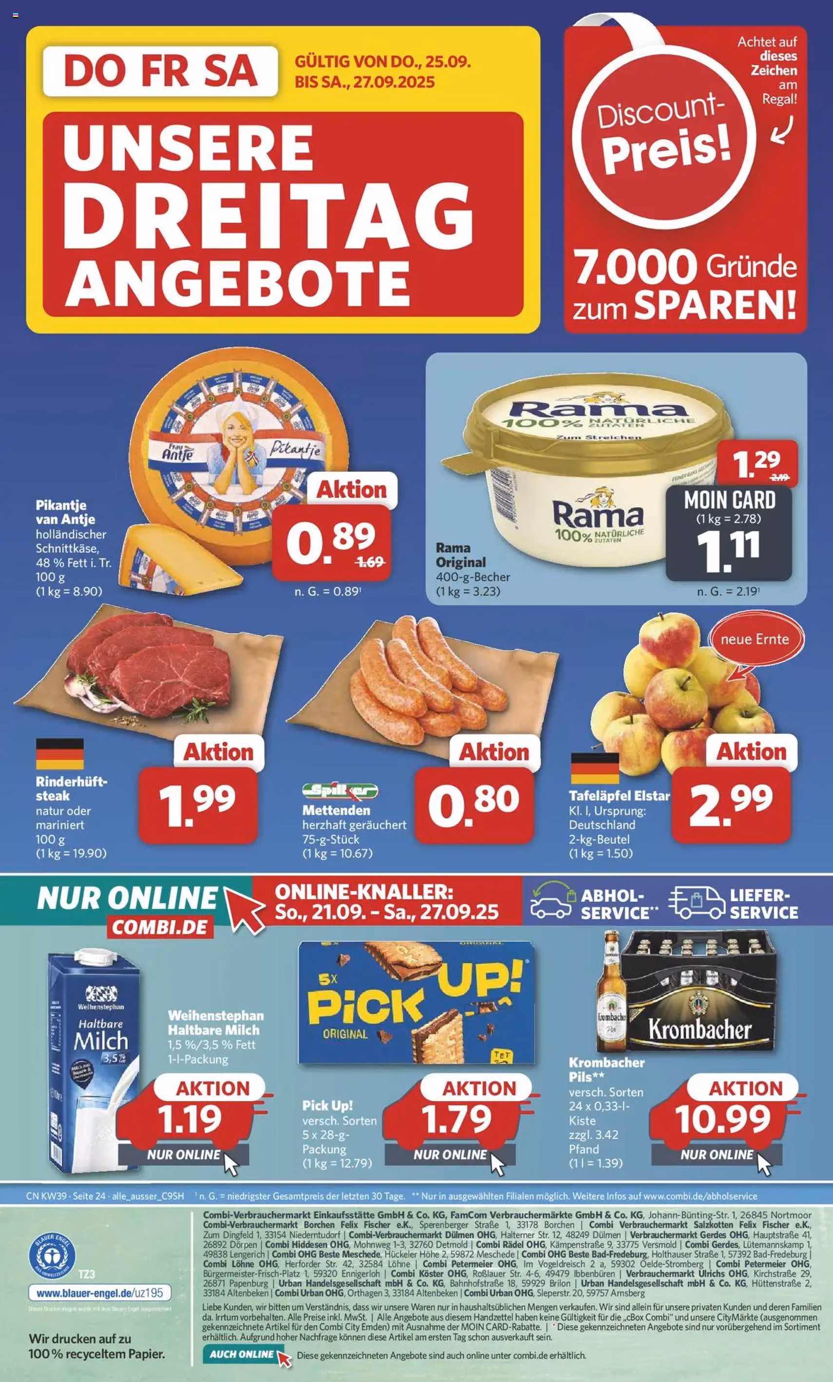 Combi Prospekt - Gültiger Prospekt ab 22.09.2025, Seite 30 von insgesamt 35 Combi Prospekt - Gültiger Prospekt ab 22.09.2025, Seite 30 von insgesamt 35