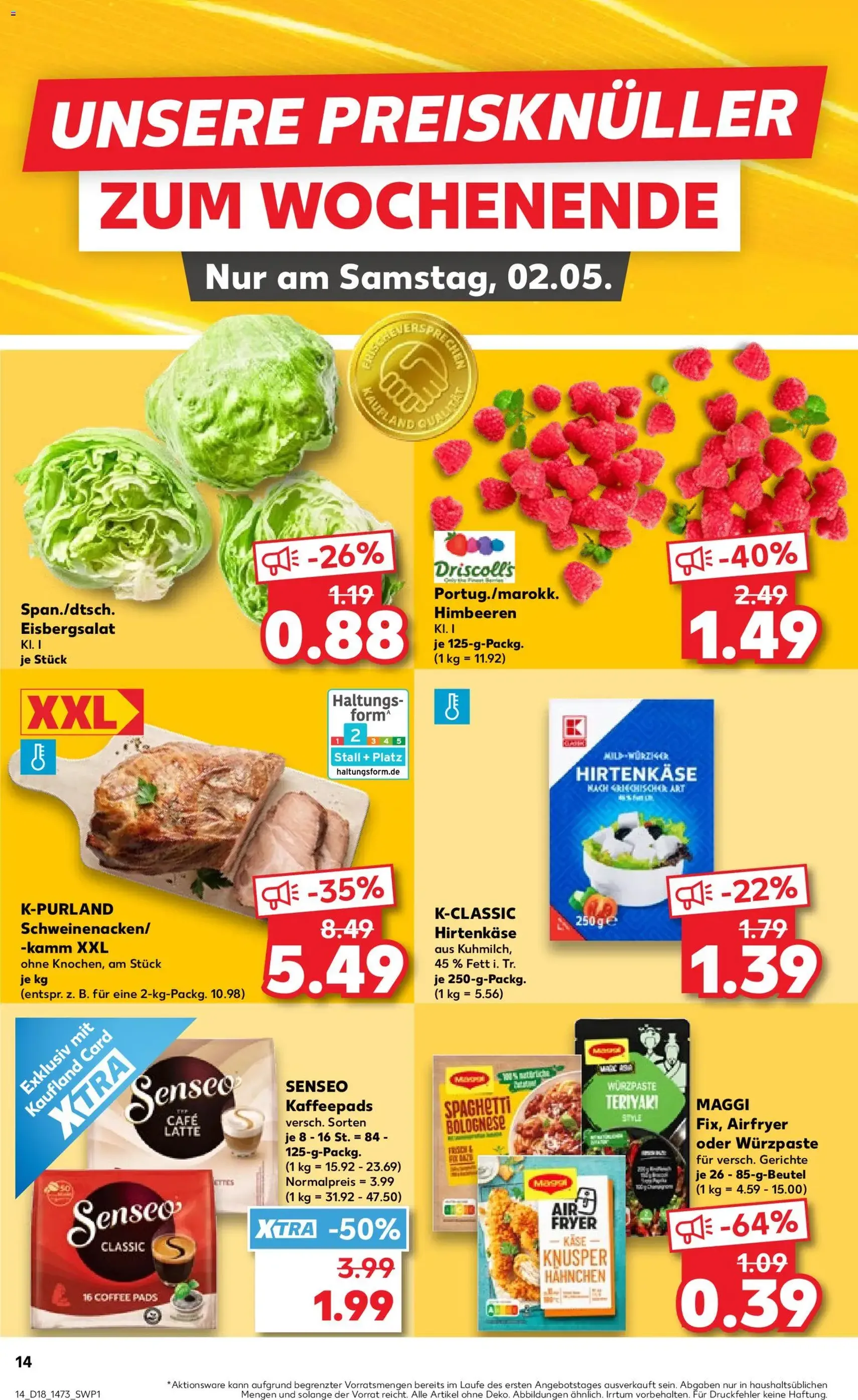 Kaufland Prospekt - Gültiger Prospekt ab 30.04.2026, Seite 14 von insgesamt 62