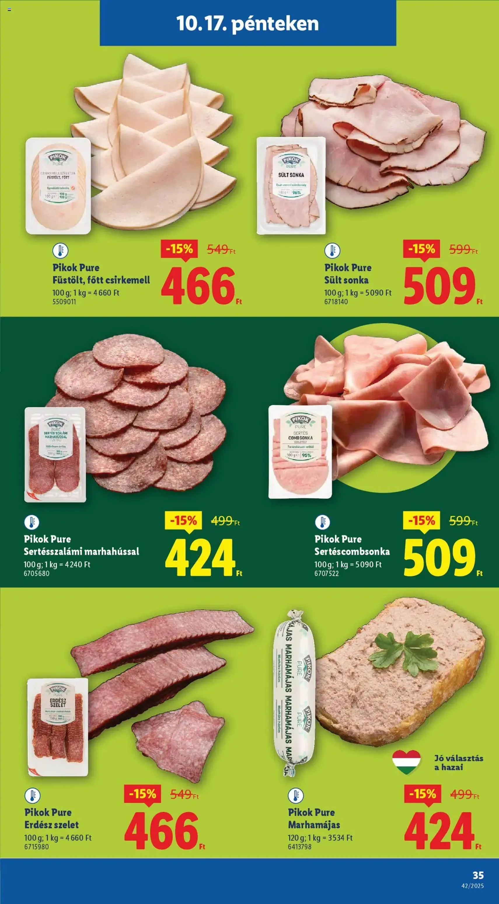 Lidl Akciós újság - 2025.10.16. érvényes szórólap 35 oldal 68 oldalból Lidl Akciós újság - 2025.10.16. érvényes szórólap 35 oldal 68 oldalból