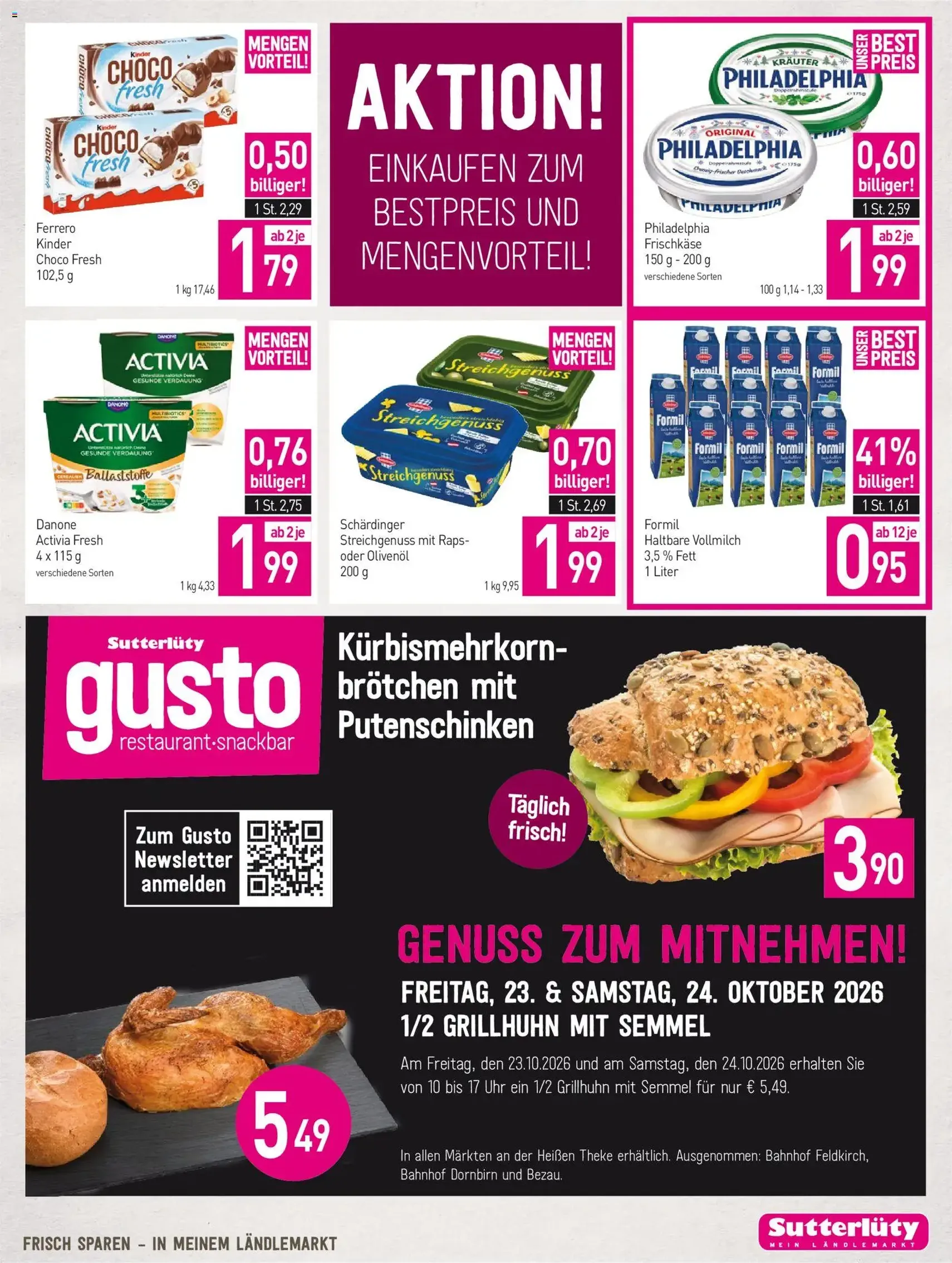 Sutterlüty Flugblatt - Gültiger Prospekt ab 22.10.2026, Seite 5 von insgesamt 24