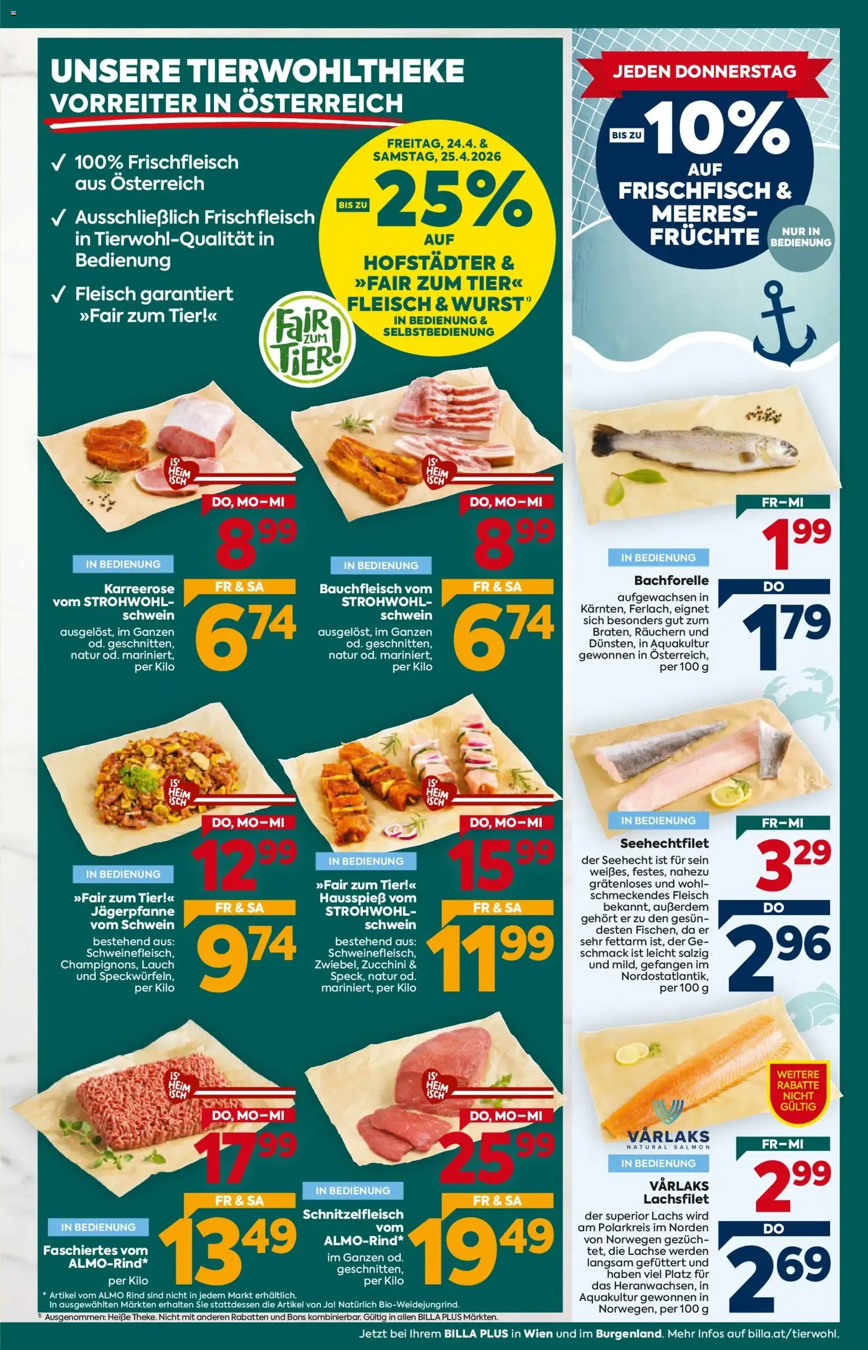 Billa Plus Flugblatt - Gültiger Prospekt ab 23.04.2026, Seite 9 von insgesamt 16