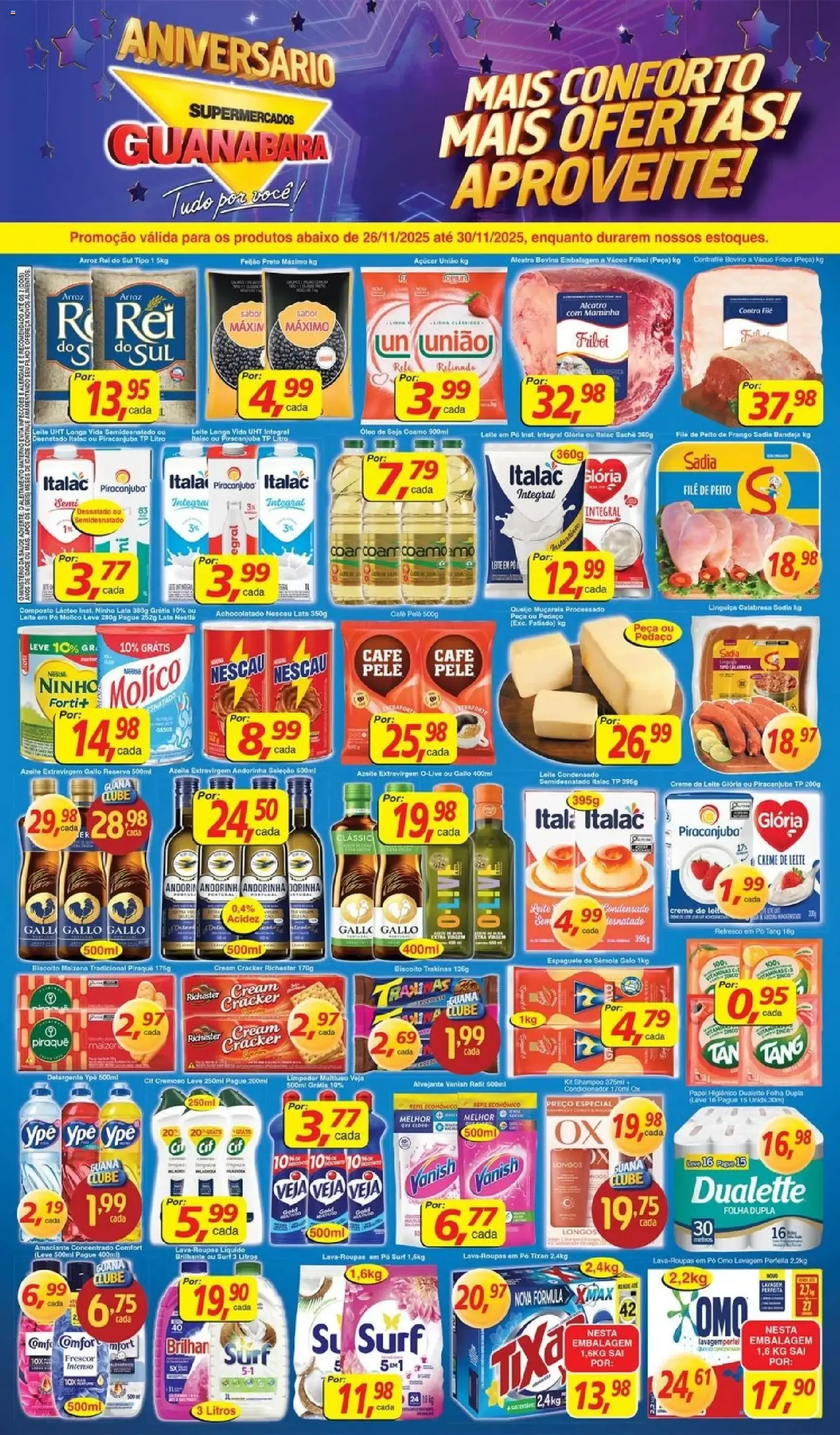 Supermercados Guanabara Black Friday - folheto válido a partir de 26/11/2025 página 1 de 12