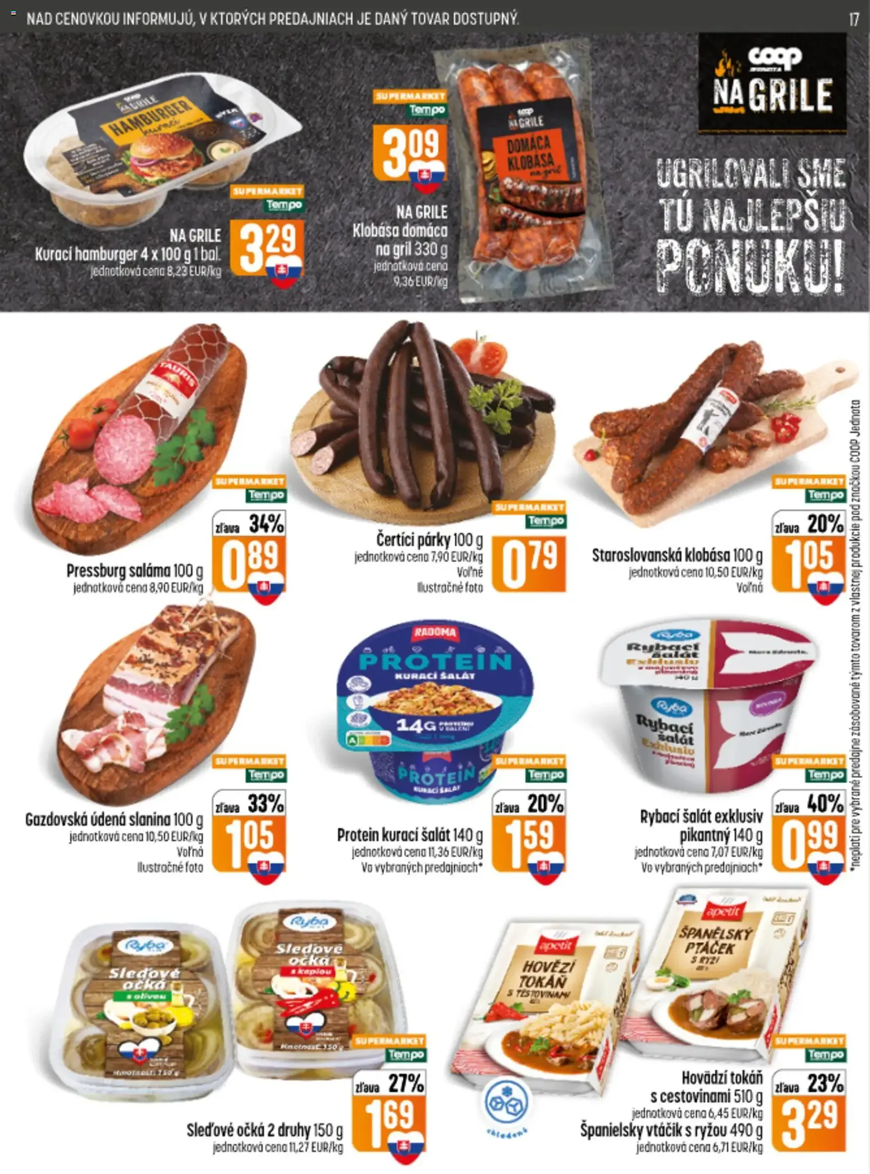 COOP Jednota leták - platný leták od 10.09.2026 strana 17 z 32