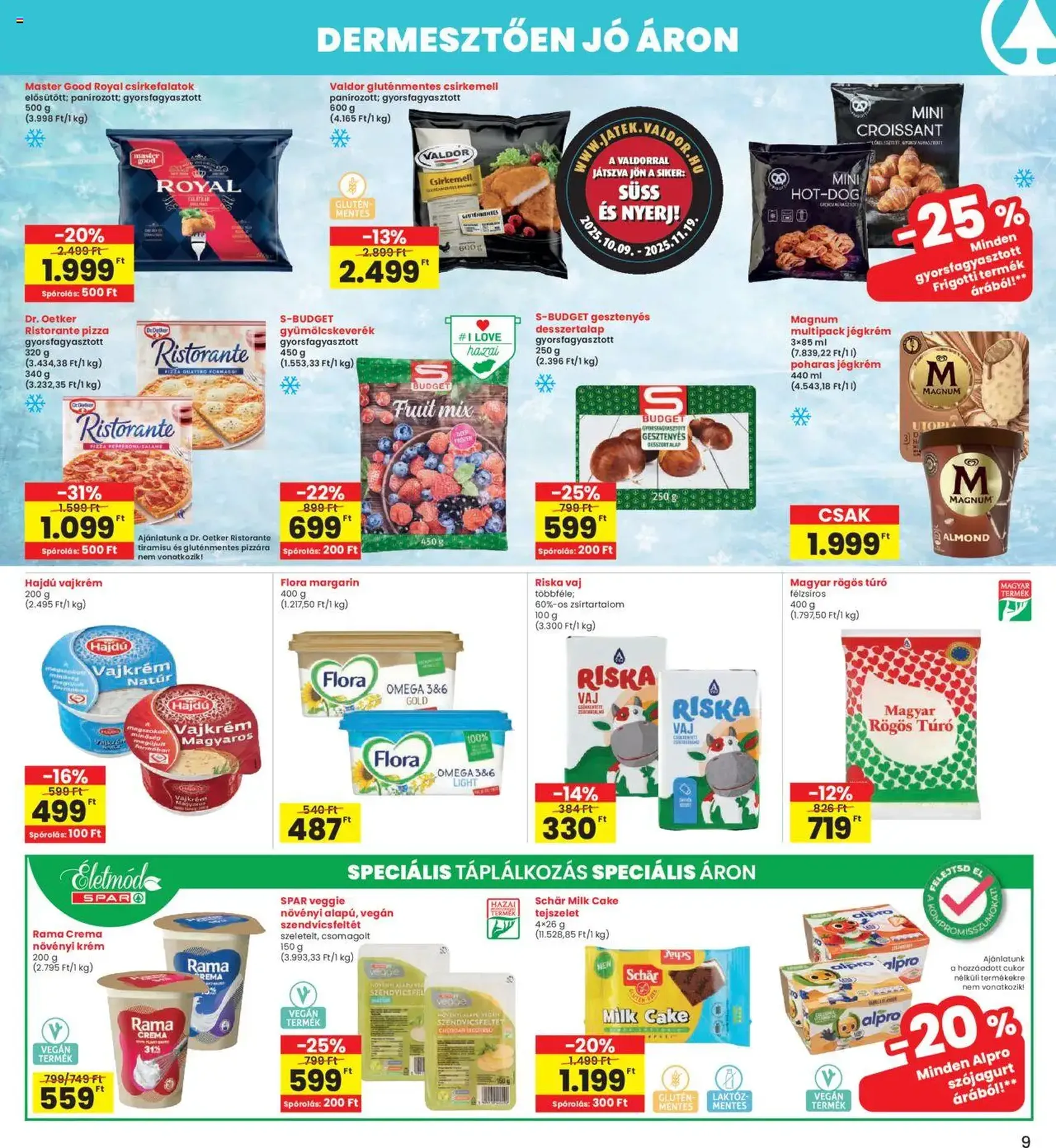 Interspar Akciós újság - 2025.10.09. érvényes szórólap 9 oldal 19 oldalból