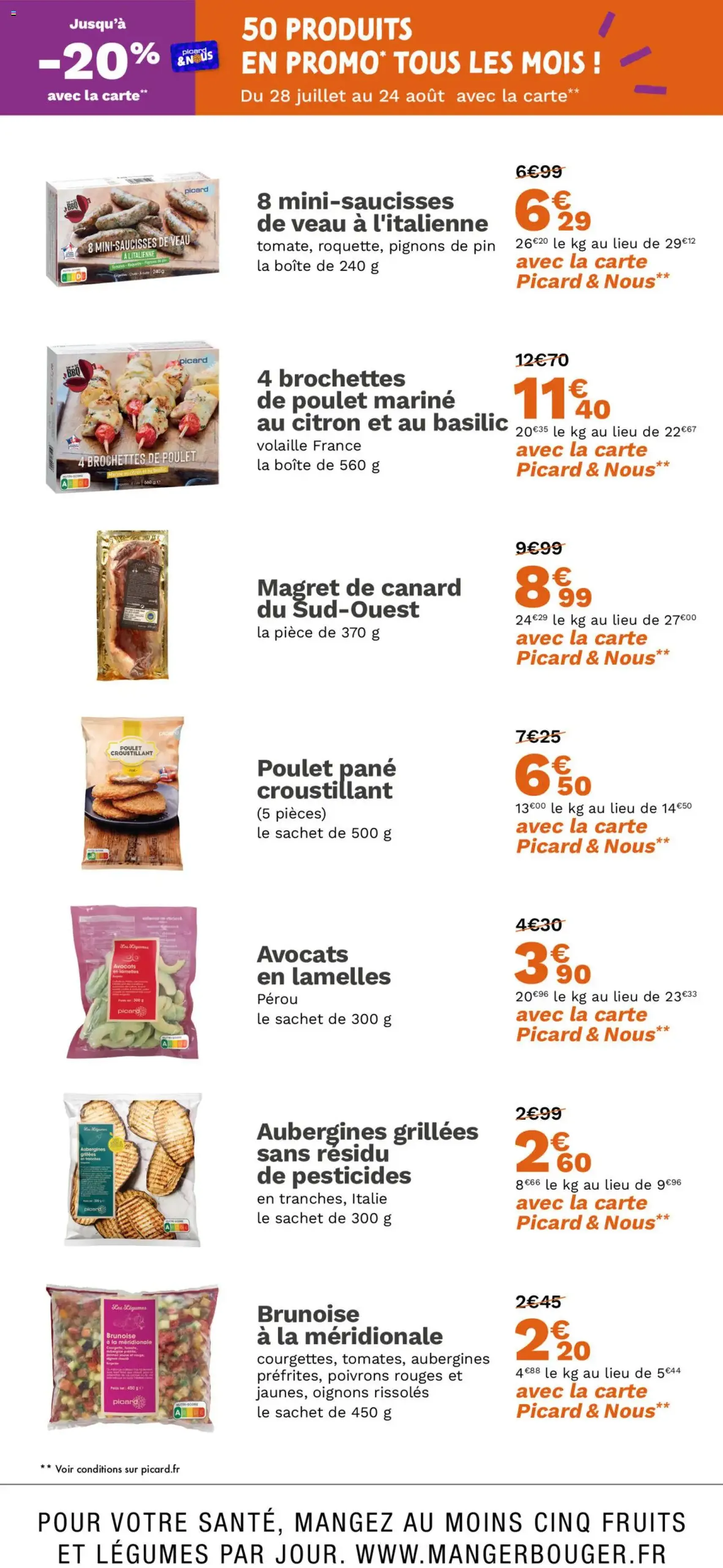 Picard catalogue - brochure valable à partir du 28/07/2025, page 5 sur 12 Picard catalogue - brochure valable à partir du 28/07/2025, page 5 sur 12