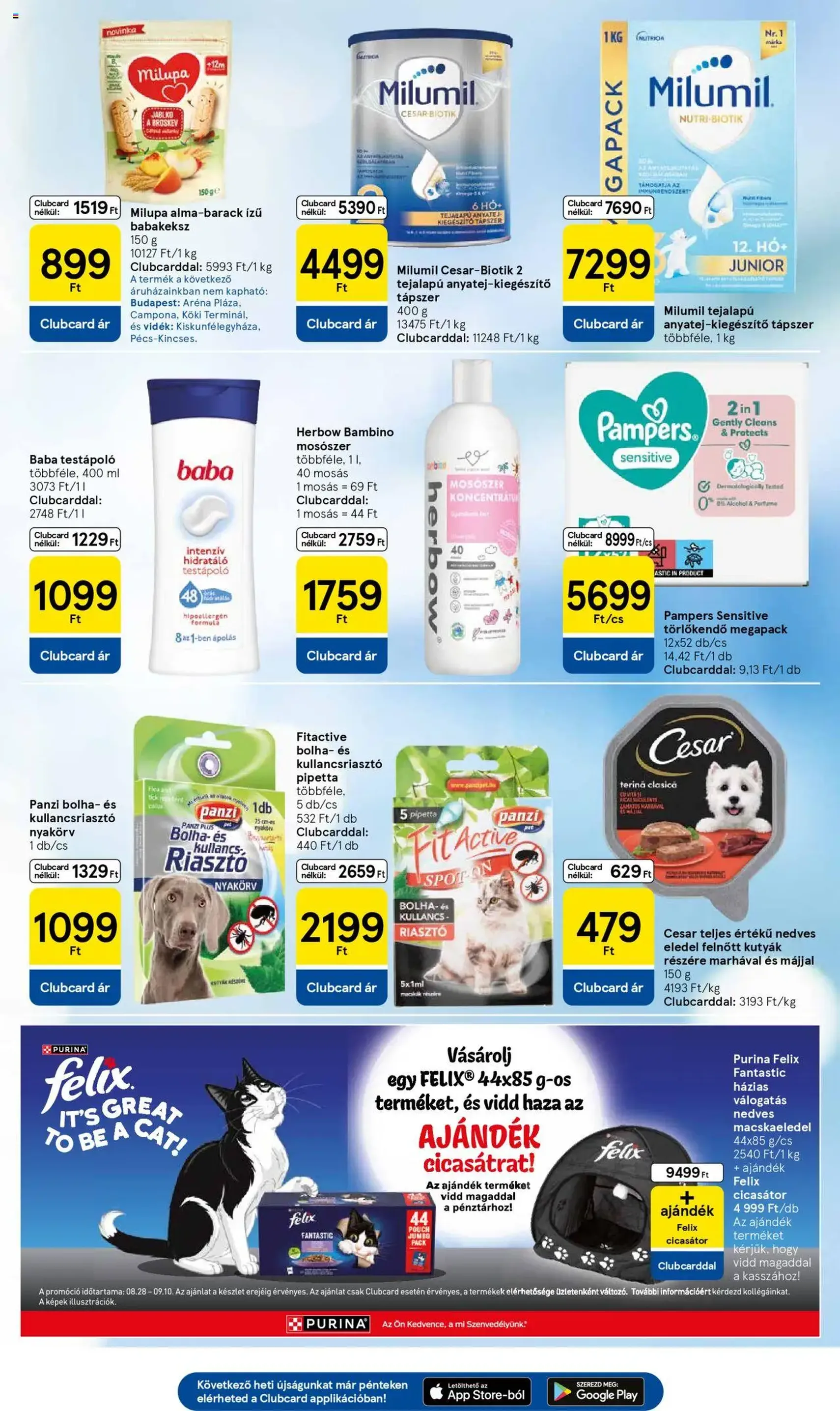 Tesco Hipermarket - Akciós újság - 2025.08.28. érvényes szórólap 29 oldal 32 oldalból Tesco Hipermarket - Akciós újság - 2025.08.28. érvényes szórólap 29 oldal 32 oldalból